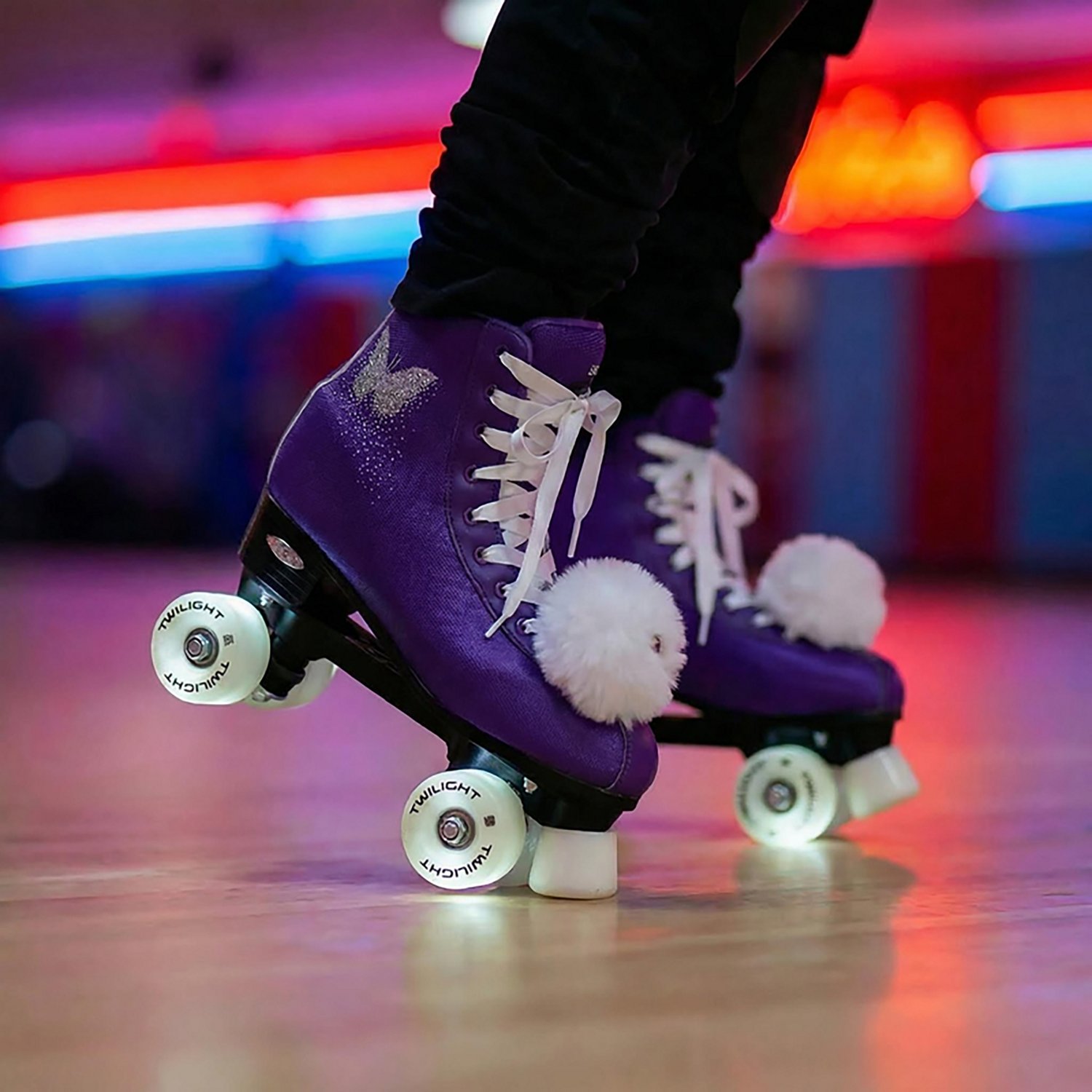Epic Skates Butterfly Light-Up Quad Roller Skates - view number 7