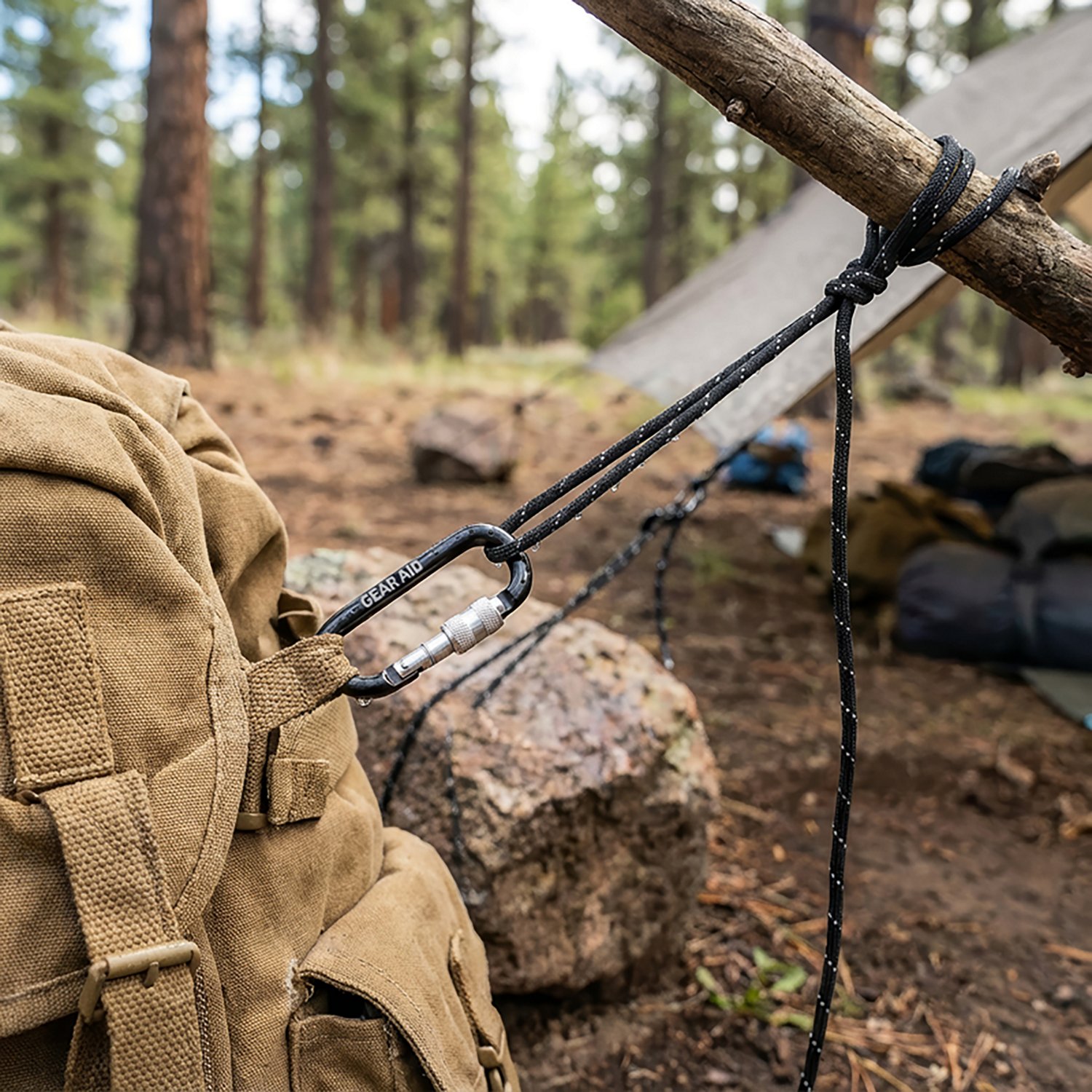 Gear Aid 1100 50 ft Paracord And Carabiner - view number 5