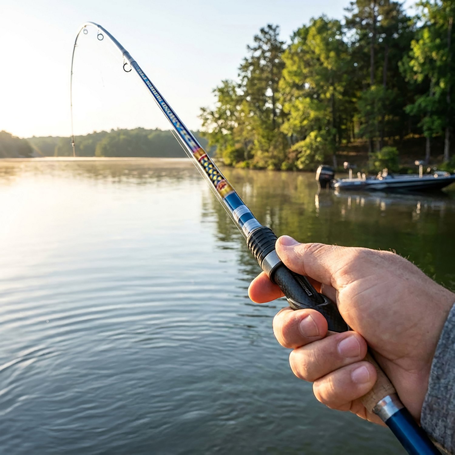 B 'n' M Diamond Series Premium 8 ft ML Jig Pole Series Spinning Rod - view number 2