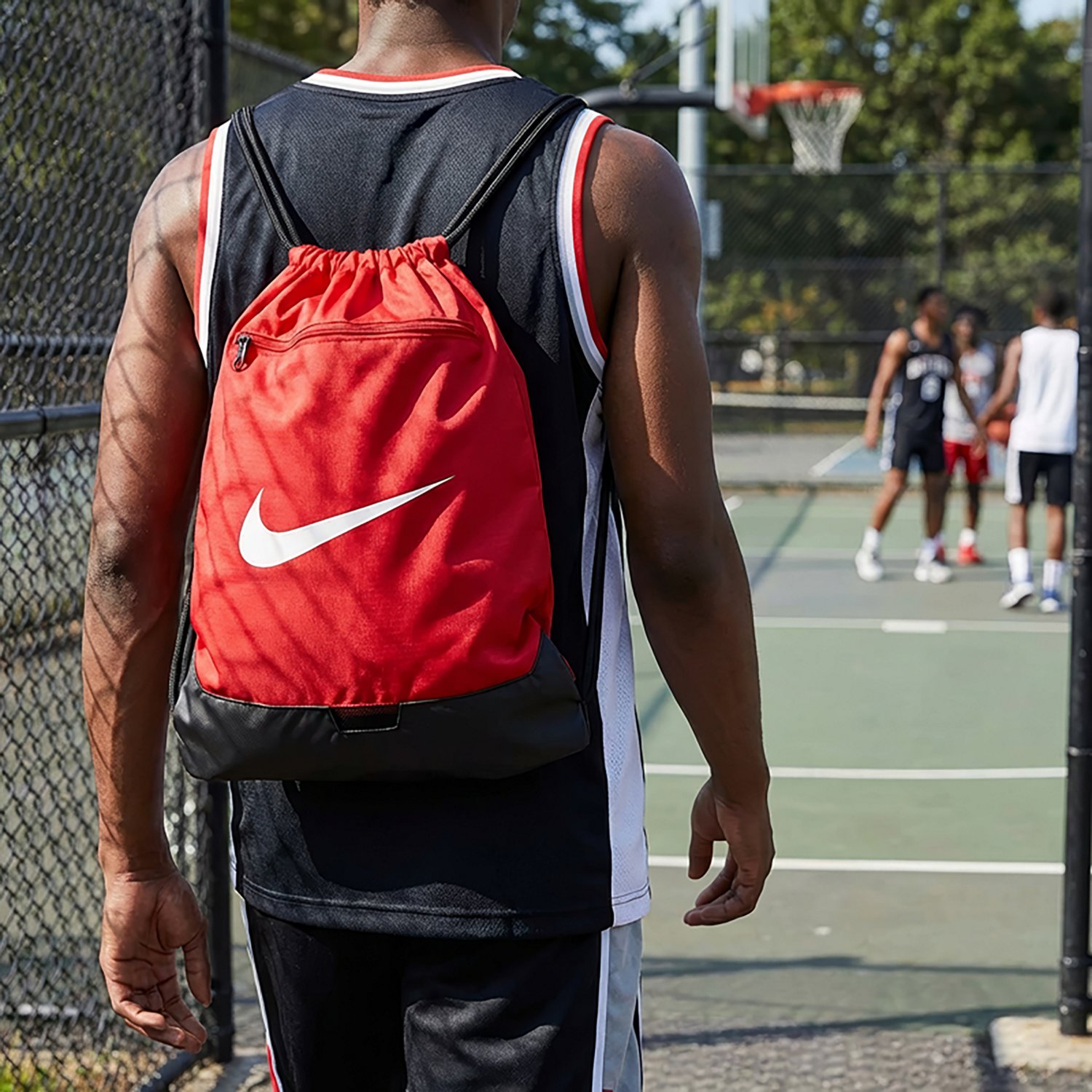 Nike Brasilia 9.5 Training Gym Sack Drawstring Bag - view number 6