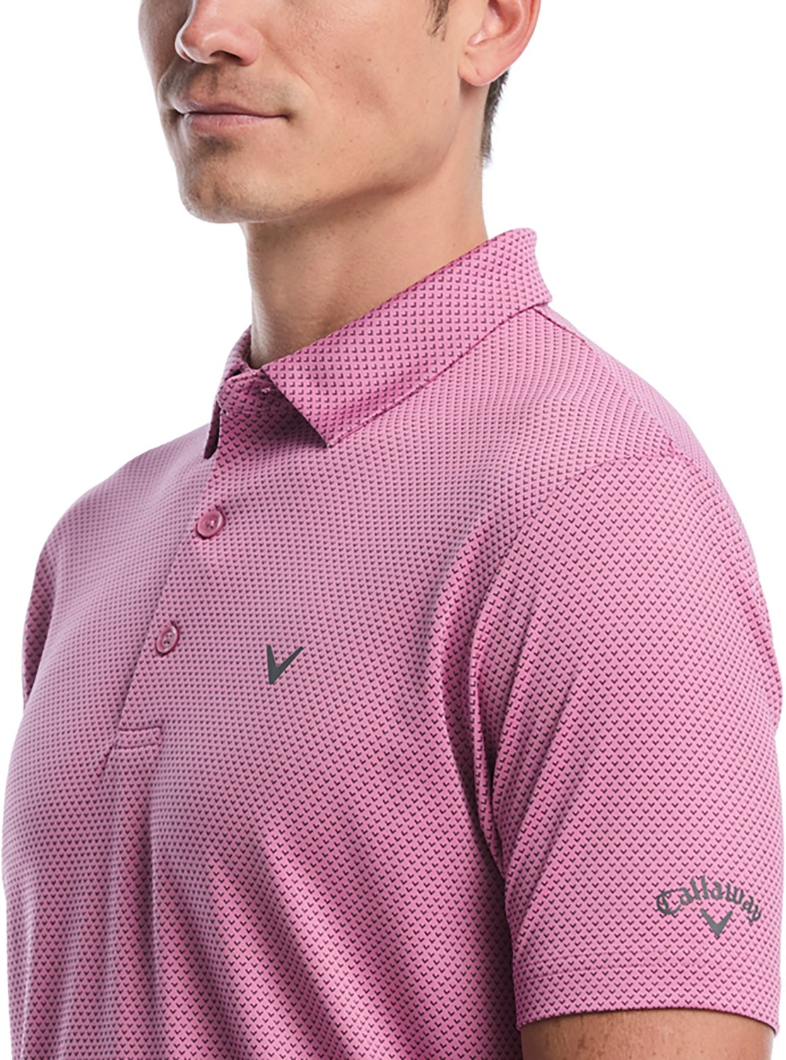 Callaway Men's Pro Spin Jacquard Polo Shirt - view number 3