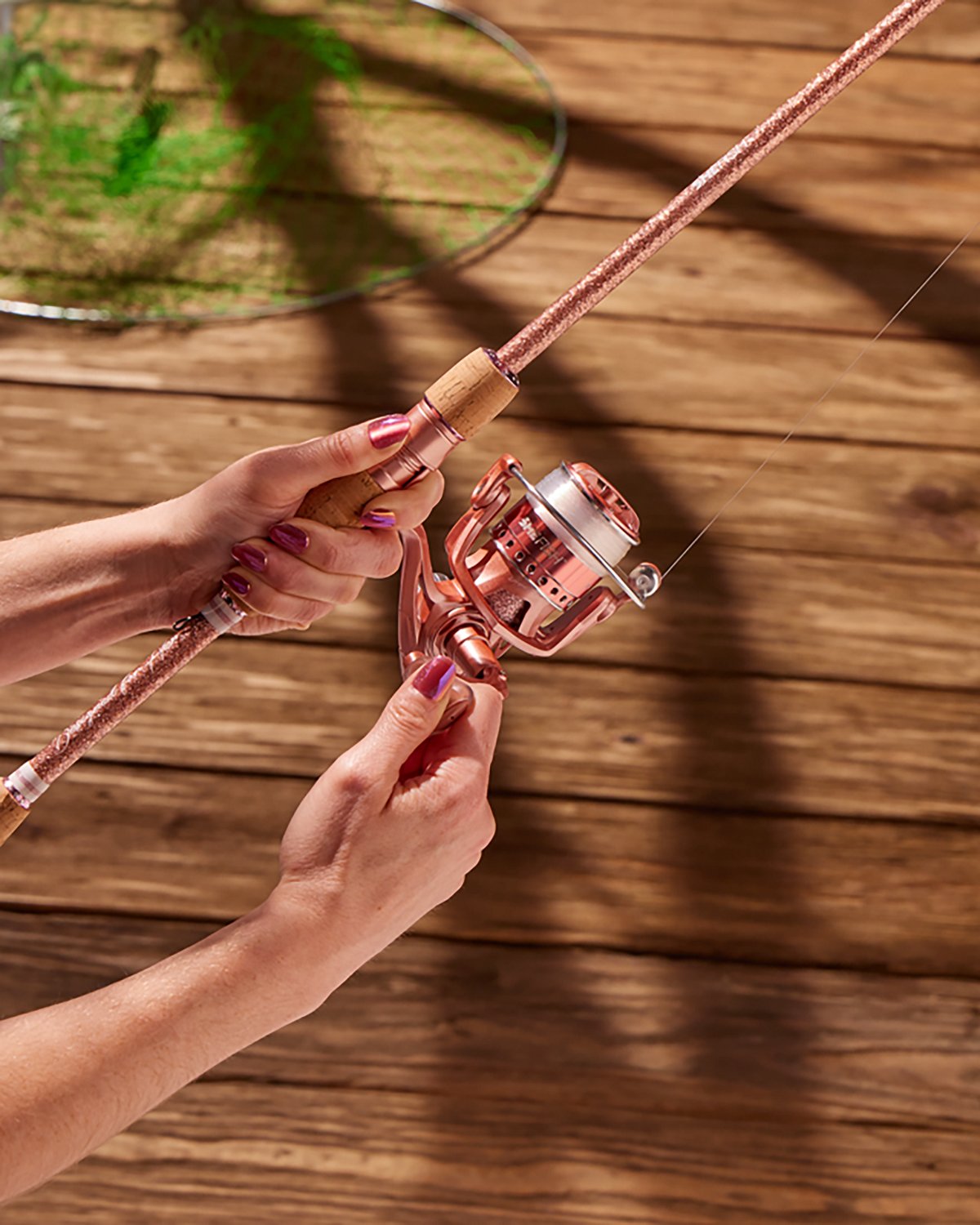 SheFish Sparkle Elite 6 ft 6 in M Rose Gold Spinning Combo - view number 8