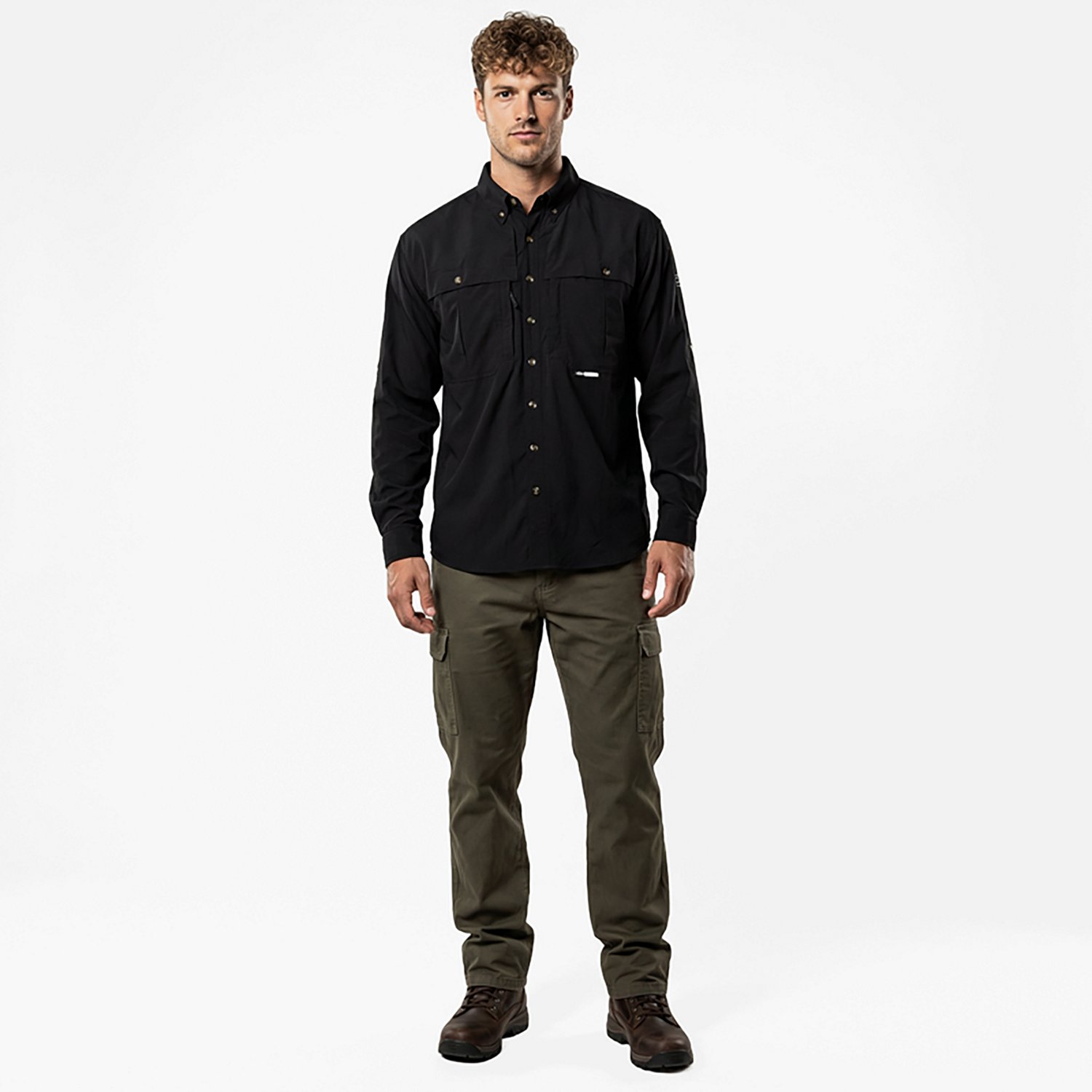 Drake Waterfowl Men's Wing Shooters Long Sleeve Hunting Shirt