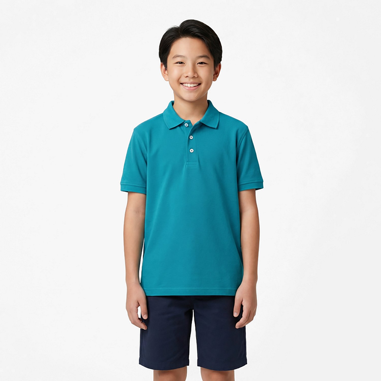 French Toast Boys' Short Sleeve Pique Polo Shirt - view number 2