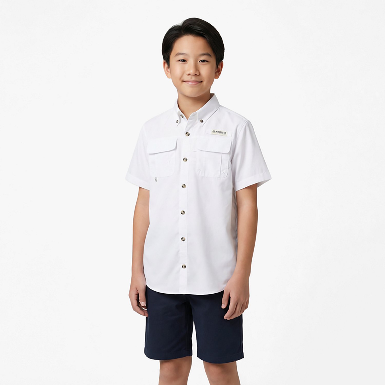 Magellan Outdoors Boys' Laguna Madre Button Down Shirt                                                                           - view number 2