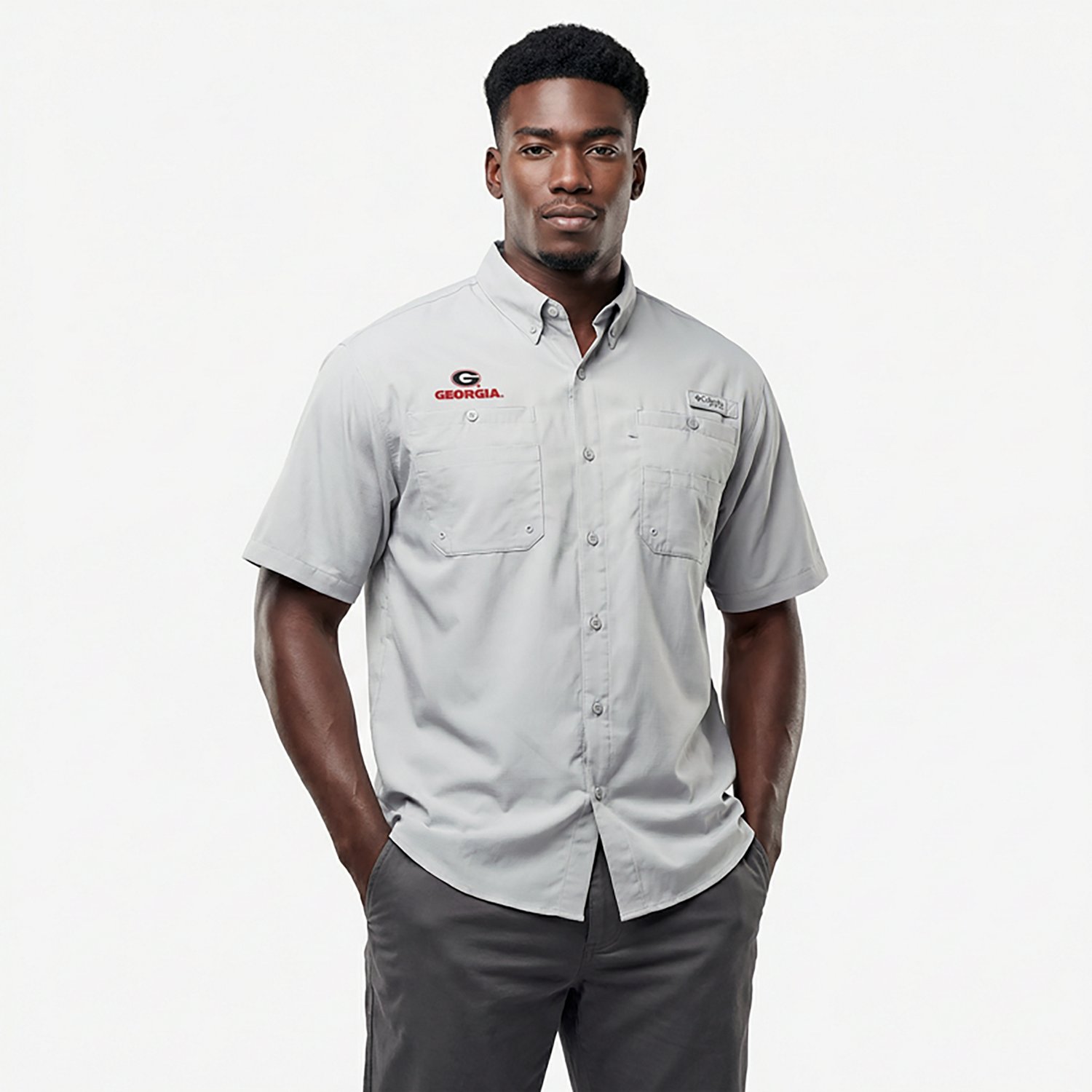 Columbia Sportswear Men's University of Georgia Tamiami Shirt                                                                    - view number 6