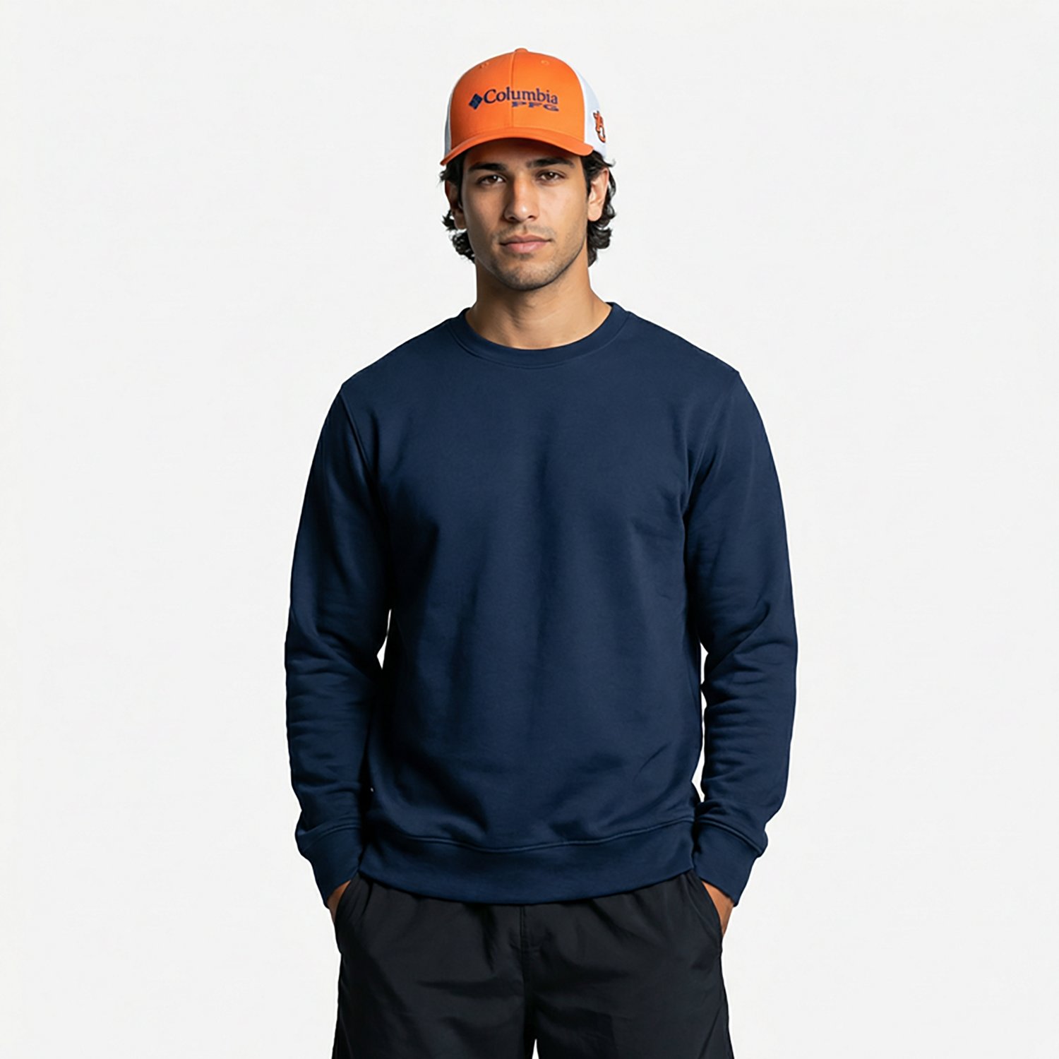 Columbia Sportswear Men's Auburn University Collegiate PFG Mesh Ball Cap - view number 2