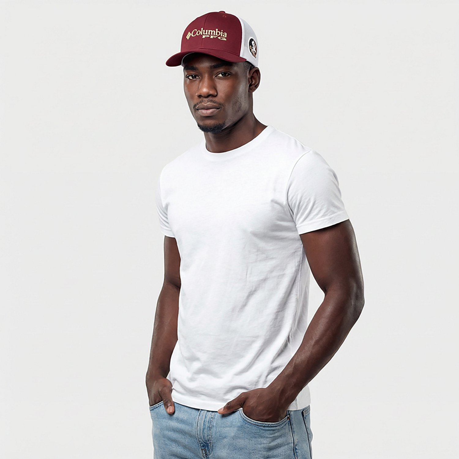 Columbia Sportswear Men's Florida State University Collegiate PFG Mesh Ball Cap - view number 2