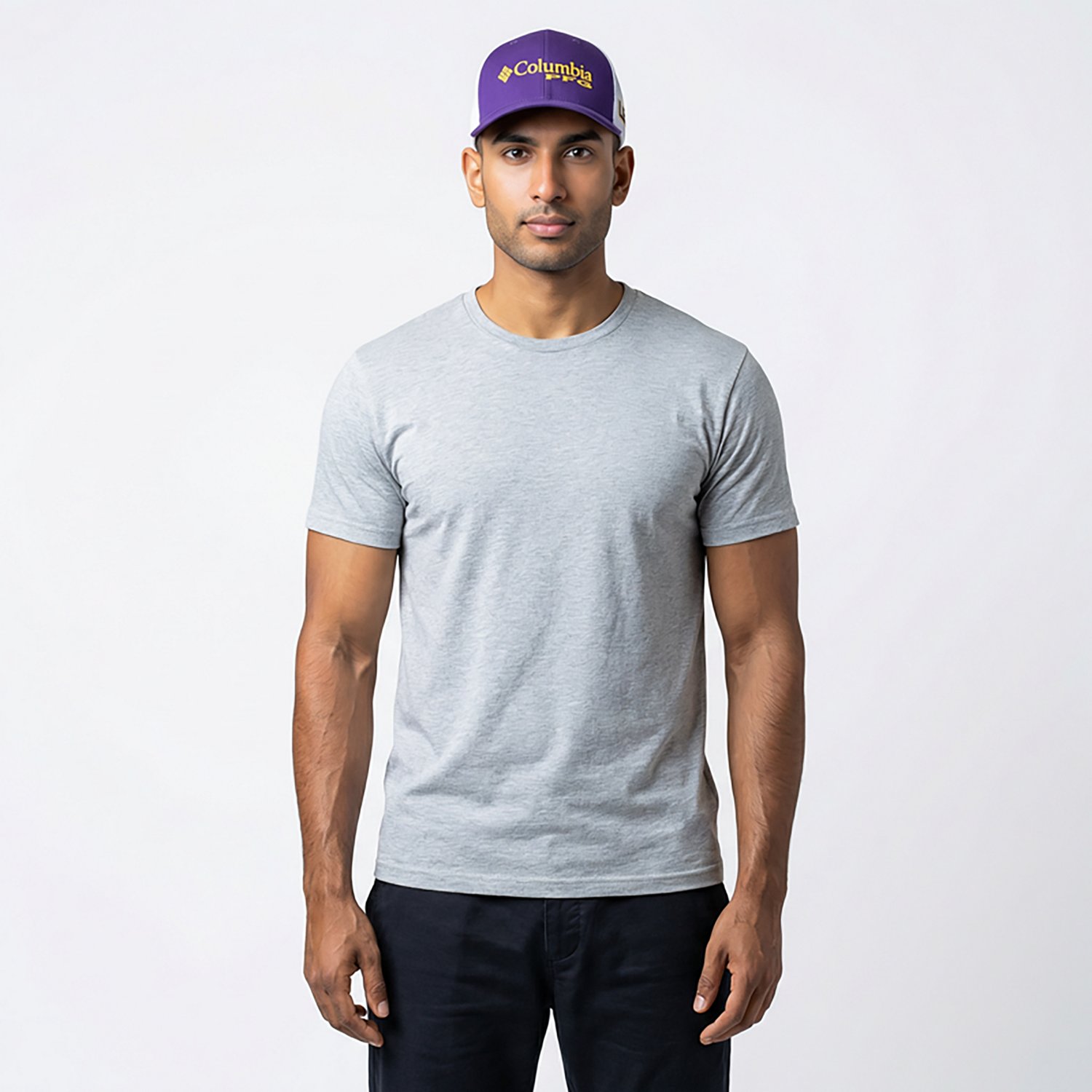 Columbia Sportswear Men's Louisiana State University Collegiate PFG Mesh Ball Cap - view number 2