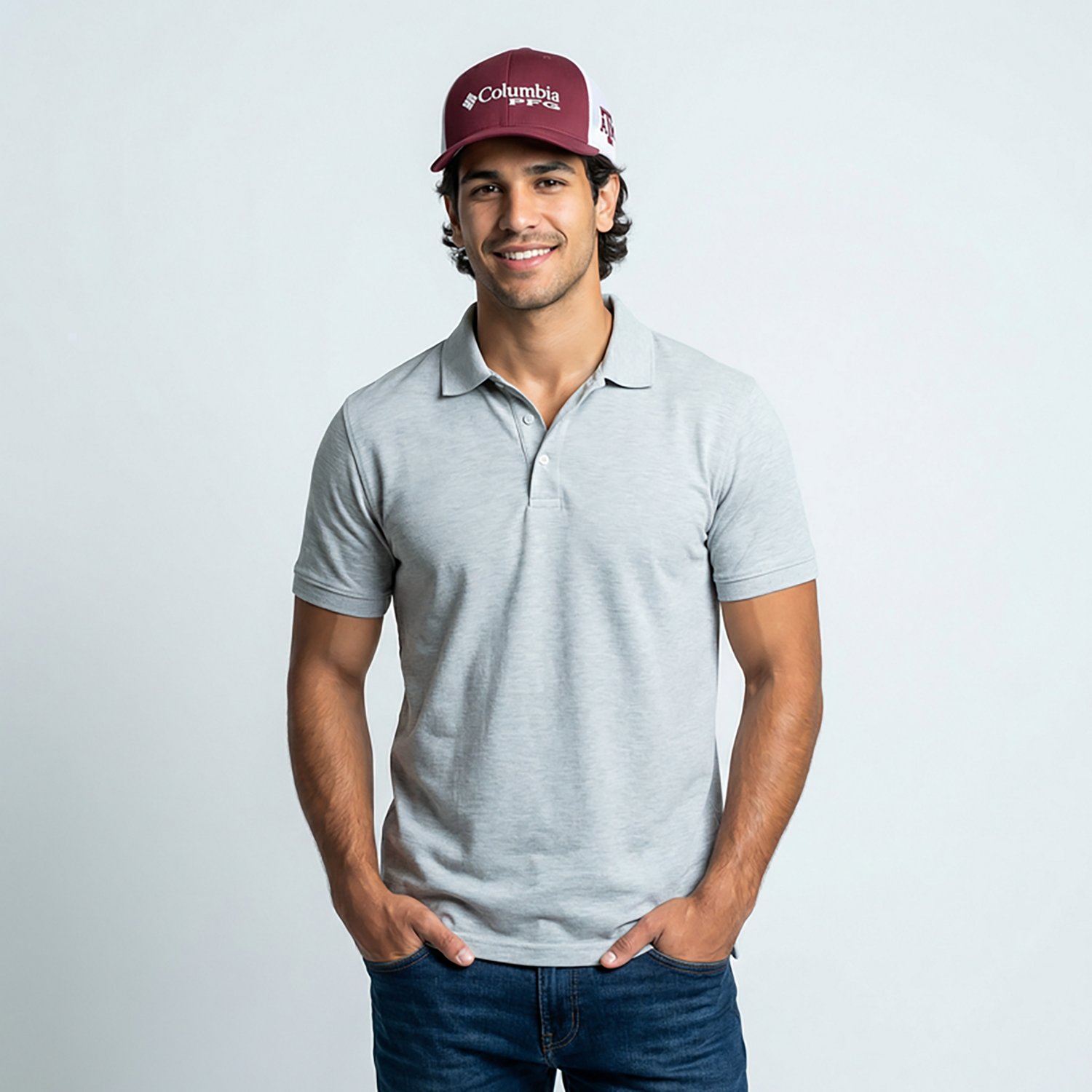 Columbia Sportswear Men's Texas A&M University Collegiate PFG Mesh Ball Cap - view number 2