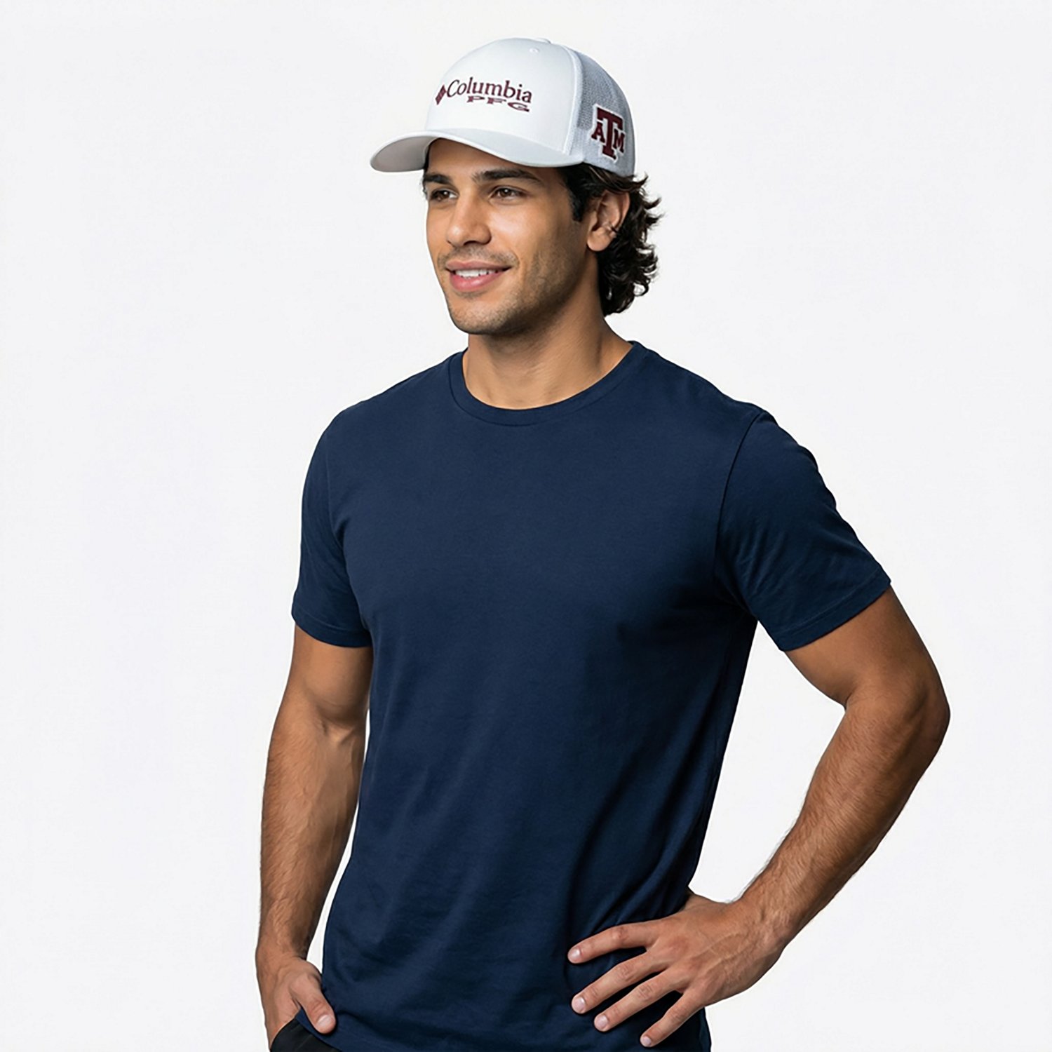 Columbia Sportswear Men's Texas A&M University Collegiate PFG Mesh Ball Cap - view number 2