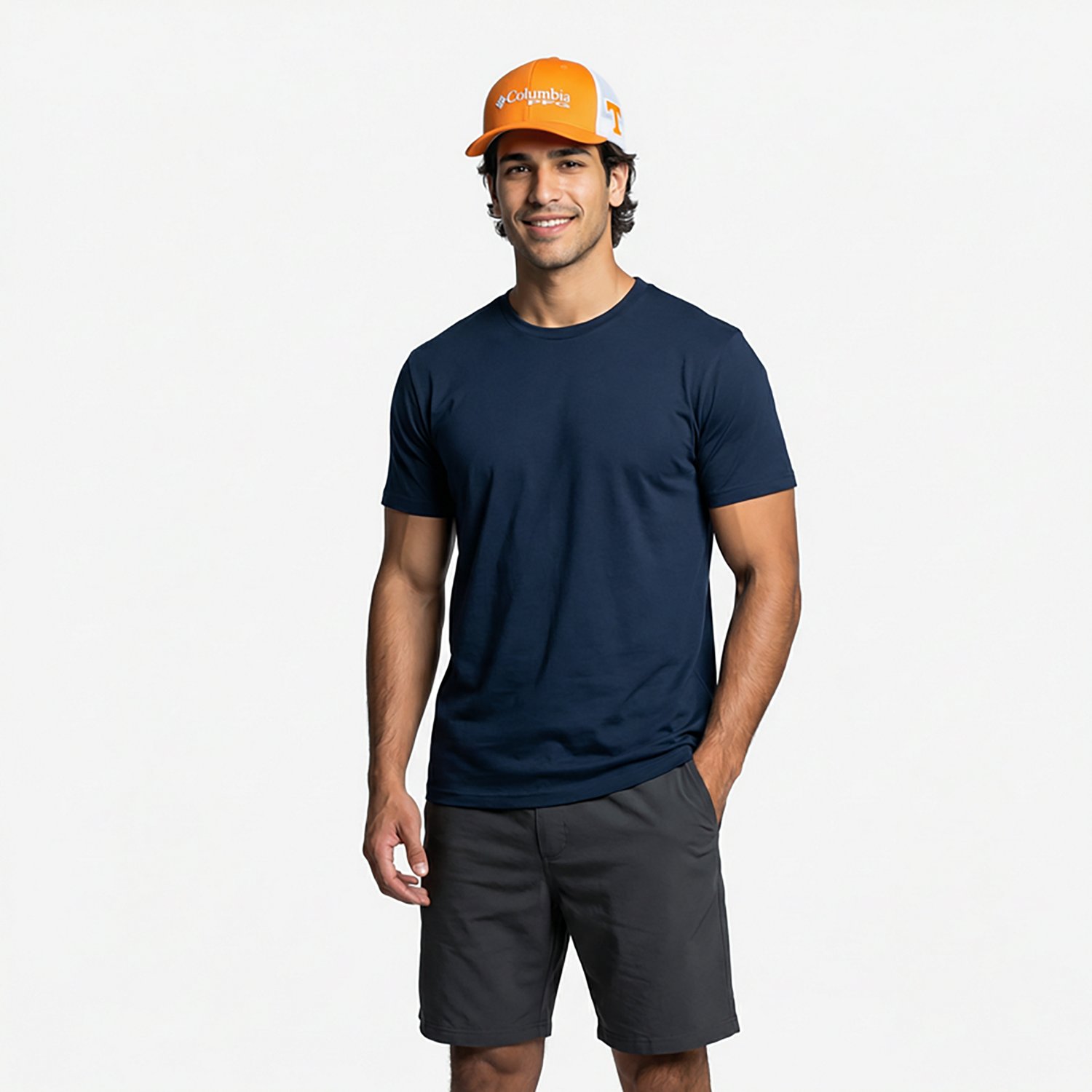 Columbia Sportswear Men's University of Tennessee PFG Mesh Ball Cap - view number 2