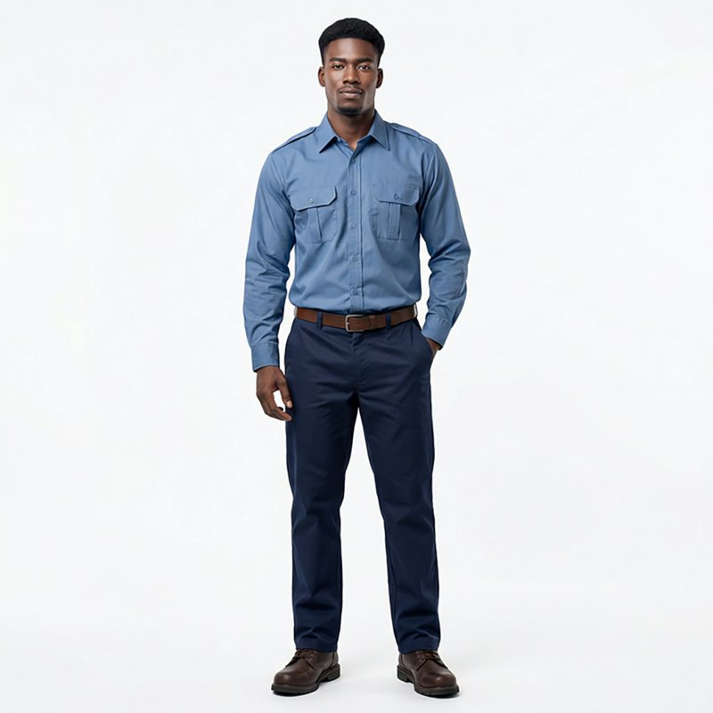 Horace Small Men's Basic Security Work Shirt