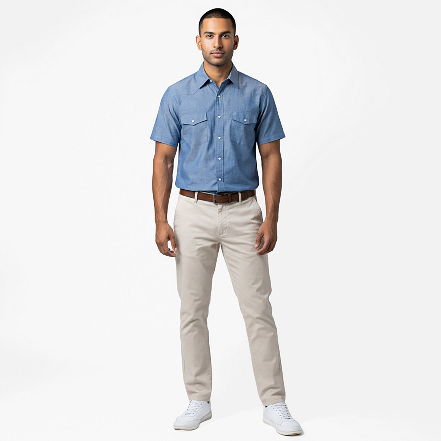 Red Kap Men's Deluxe Western Style Short Sleeve Work Shirt                                                                       - view number 3