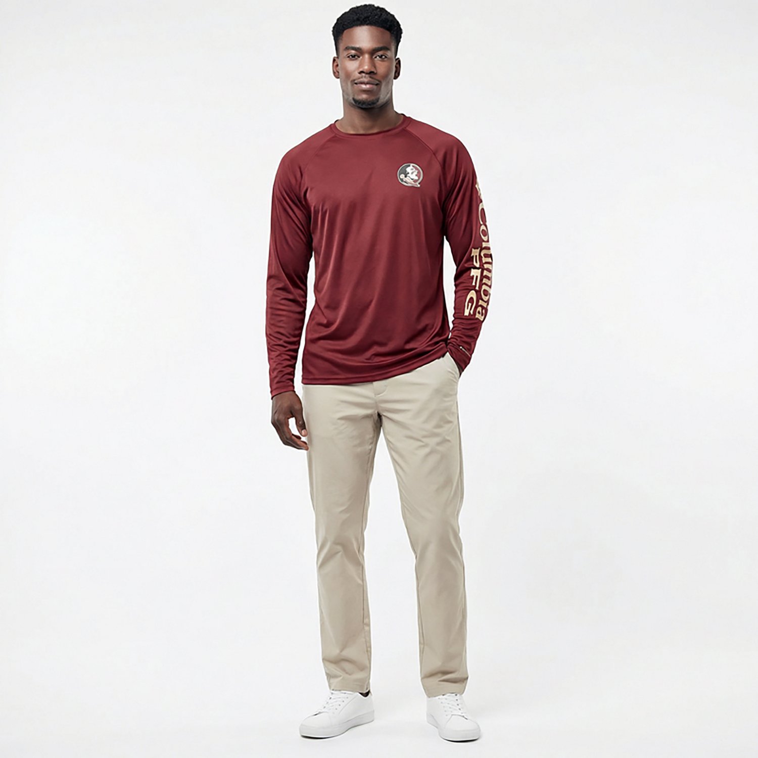 Columbia Sportswear Men's Florida State University Terminal Tackle Shirt - view number 6