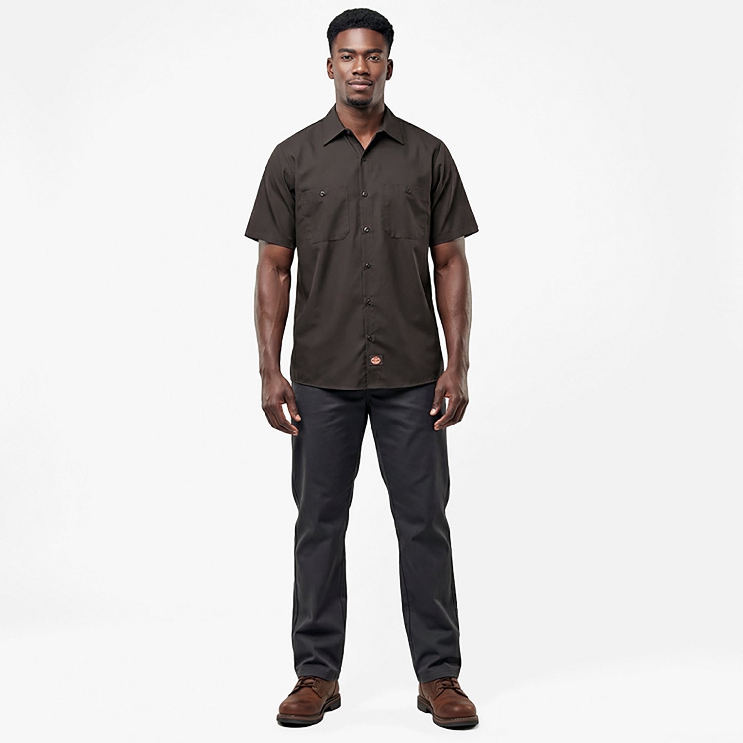 Red Kap Men's Solid Short Sleeve Crew Shirt