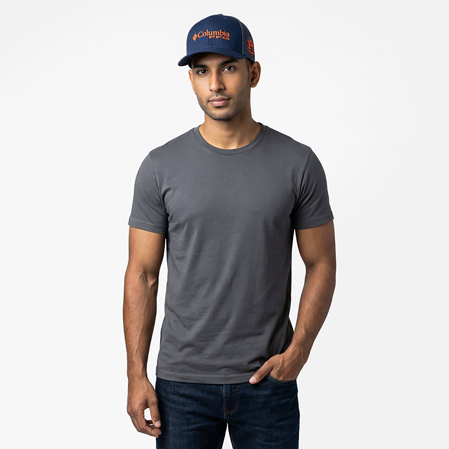 Columbia Sportswear Men's Auburn University PFG Mesh Snap Back Ball Cap - view number 2