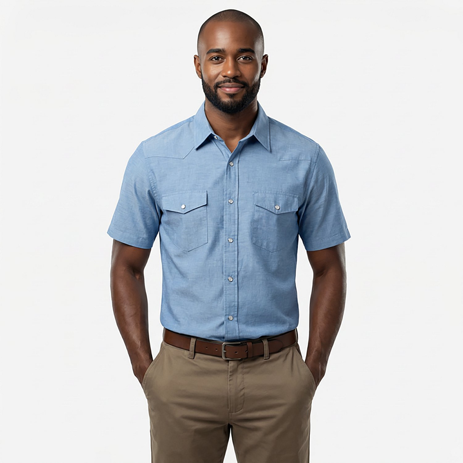 Red Kap Men's Deluxe Western Work Shirt                                                                                          - view number 2