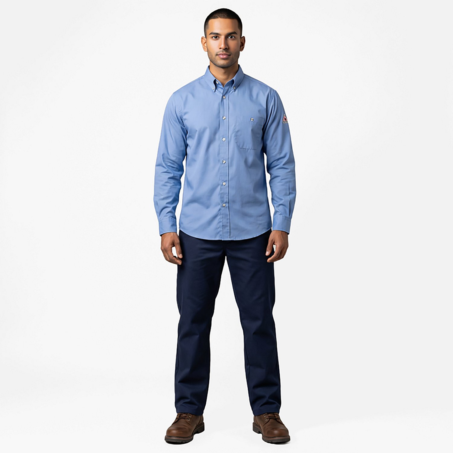 Bulwark Men's Lightweight EXCEL Flame Resistant  Dress Shirt