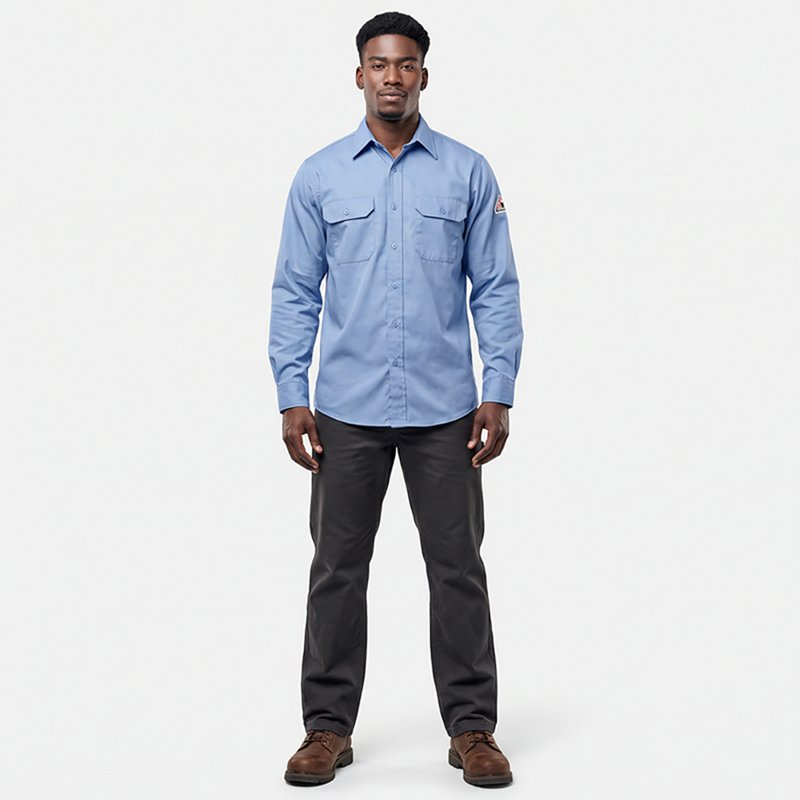 Men's Flame-Resistant Collared Shirt, 9.1 cal/sq cm, 2XLT, ComforTouch(R)