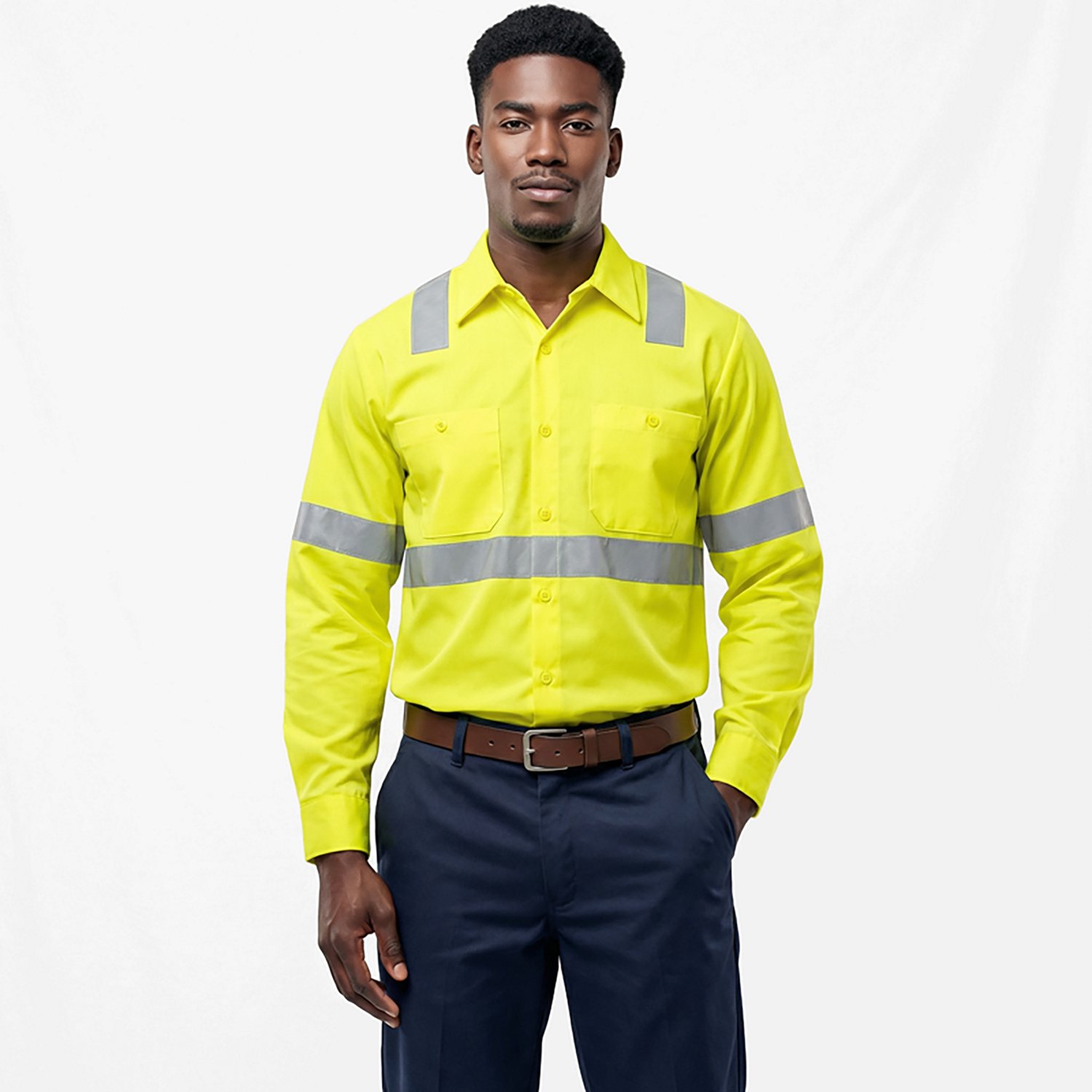 Red Kap Men's Hi-Visibility Type R Class 3 Work Shirt - view number 2