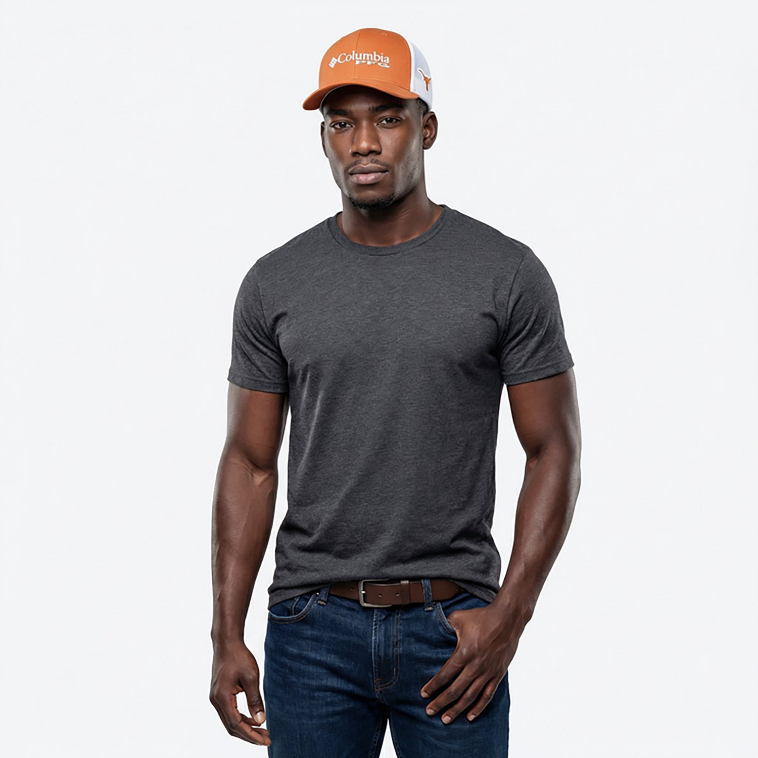 Columbia Sportswear Adults' University of Texas PFG Mesh Ball Cap - view number 2