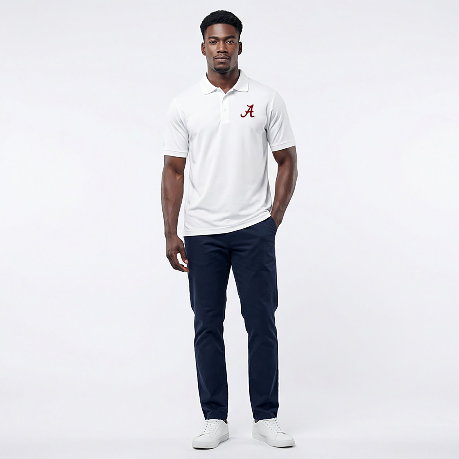 Antigua Men's University of Alabama Legacy Pique Polo Shirt                                                                      - view number 2
