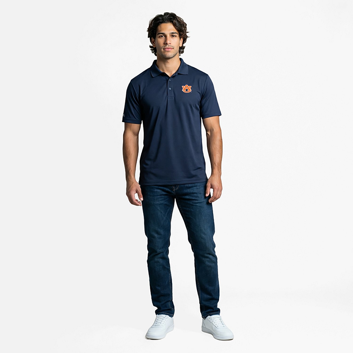 Antigua Men's Auburn University Legacy Pique Polo Shirt                                                                          - view number 2