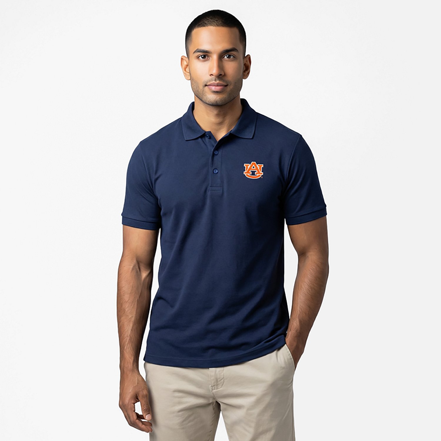 Antigua Men's Auburn University Legacy Pique Polo Shirt                                                                          - view number 3