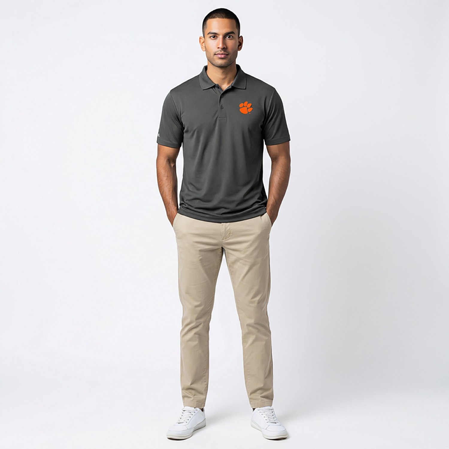Antigua Men's Clemson University Legacy Pique Polo Shirt                                                                         - view number 2