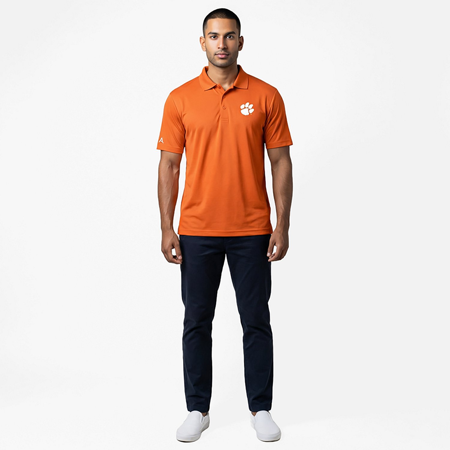 Antigua Men's Clemson University Legacy Pique Polo Shirt                                                                         - view number 2