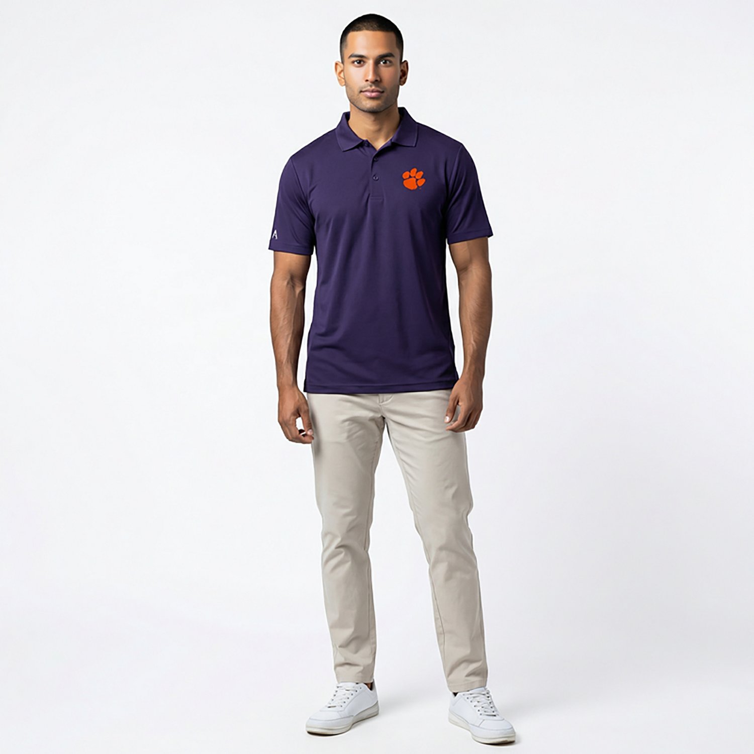 Antigua Men's Clemson University Legacy Pique Polo Shirt                                                                         - view number 2