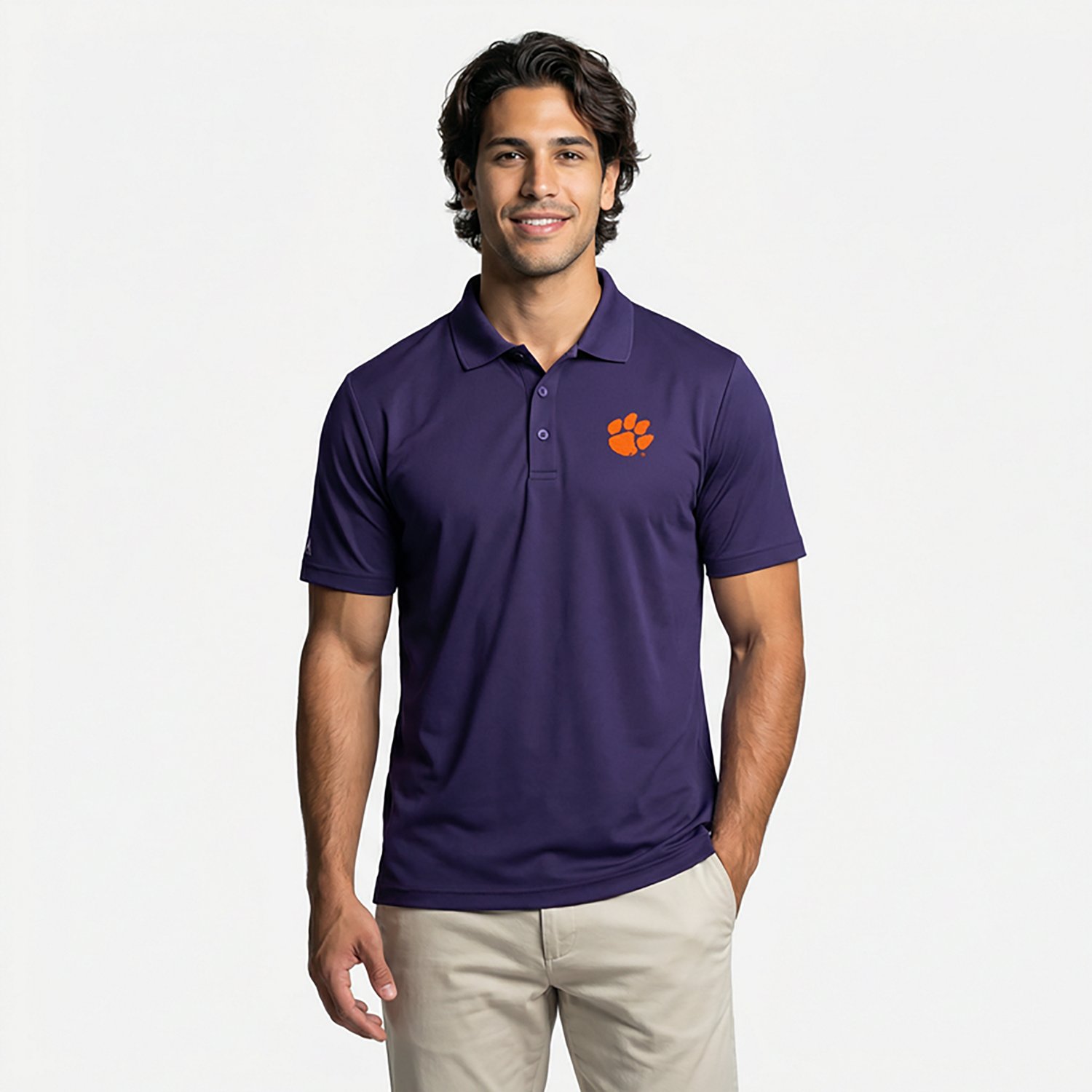 Antigua Men's Clemson University Legacy Pique Polo Shirt                                                                         - view number 3