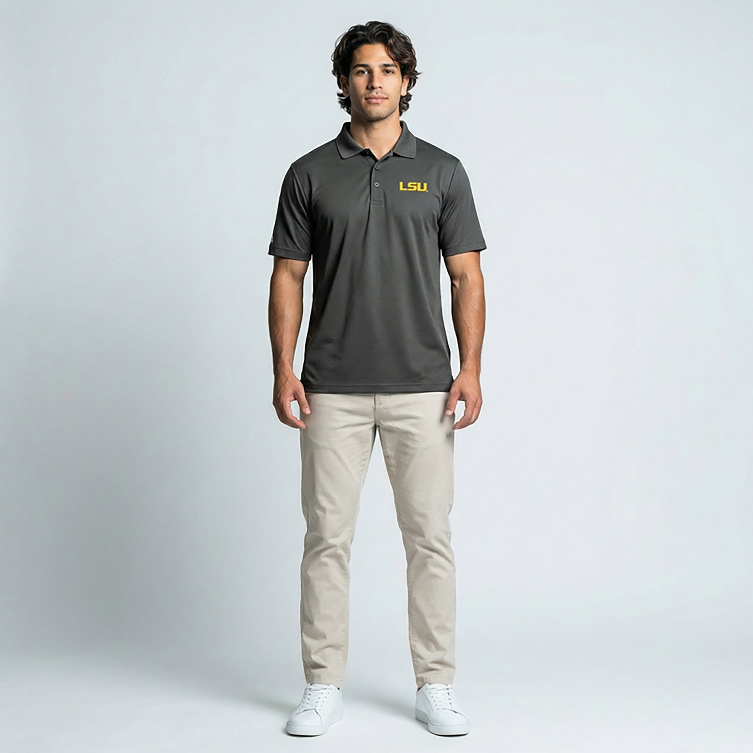 Antigua Men's Louisiana State University Legacy Pique Polo Shirt - view number 2