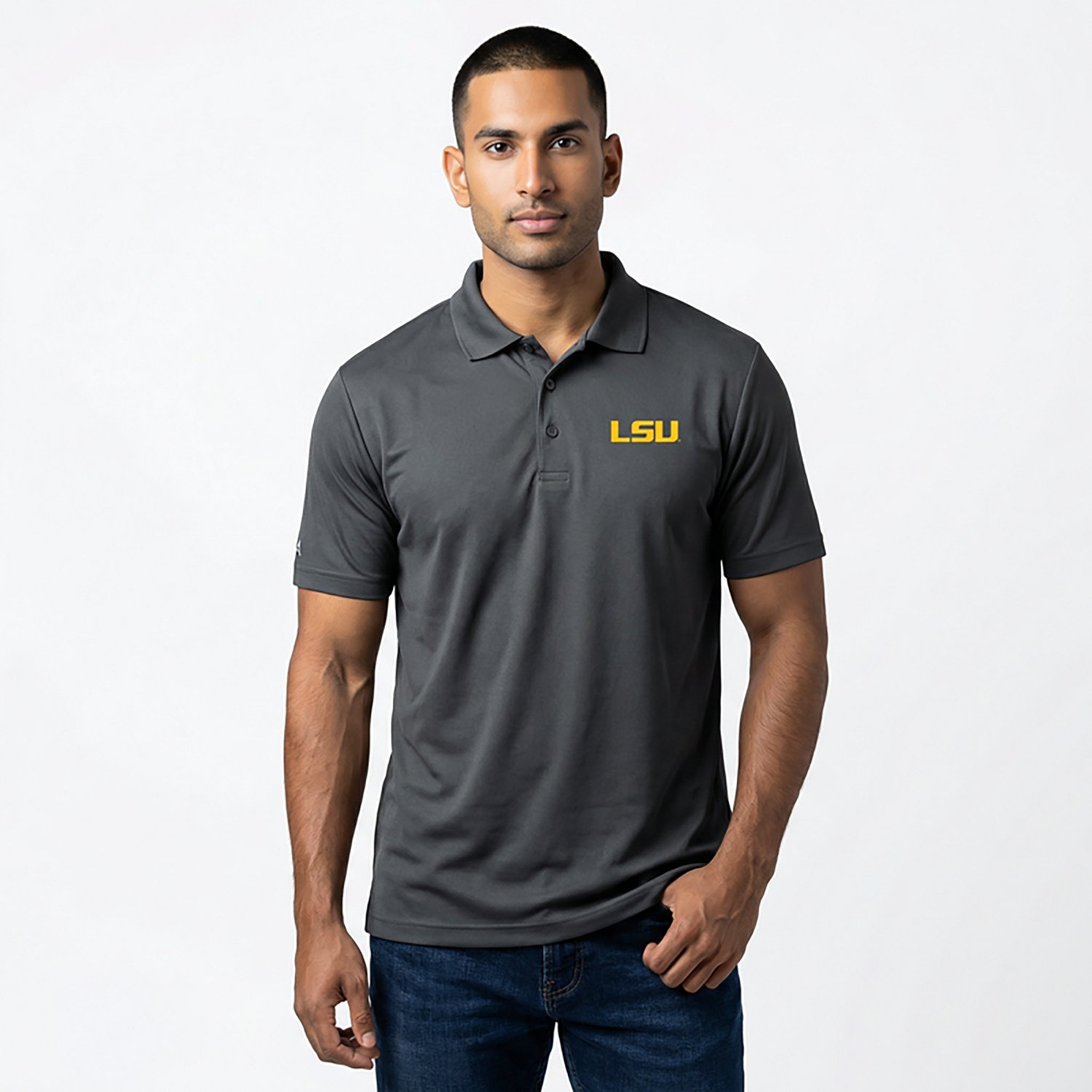Antigua Men's Louisiana State University Legacy Pique Polo Shirt - view number 3