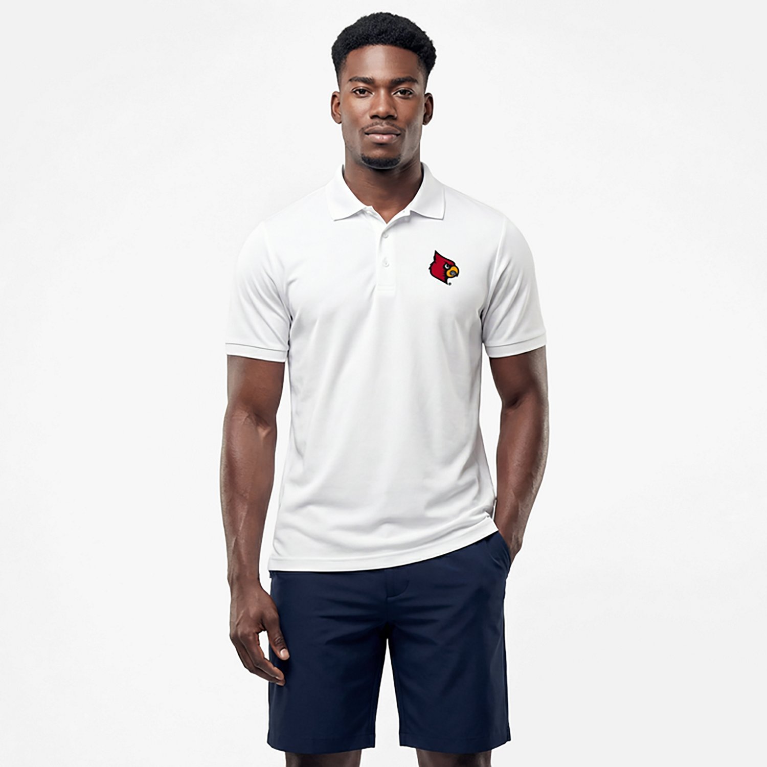 Antigua Men's University of Louisville Legacy Pique Polo Shirt - view number 2