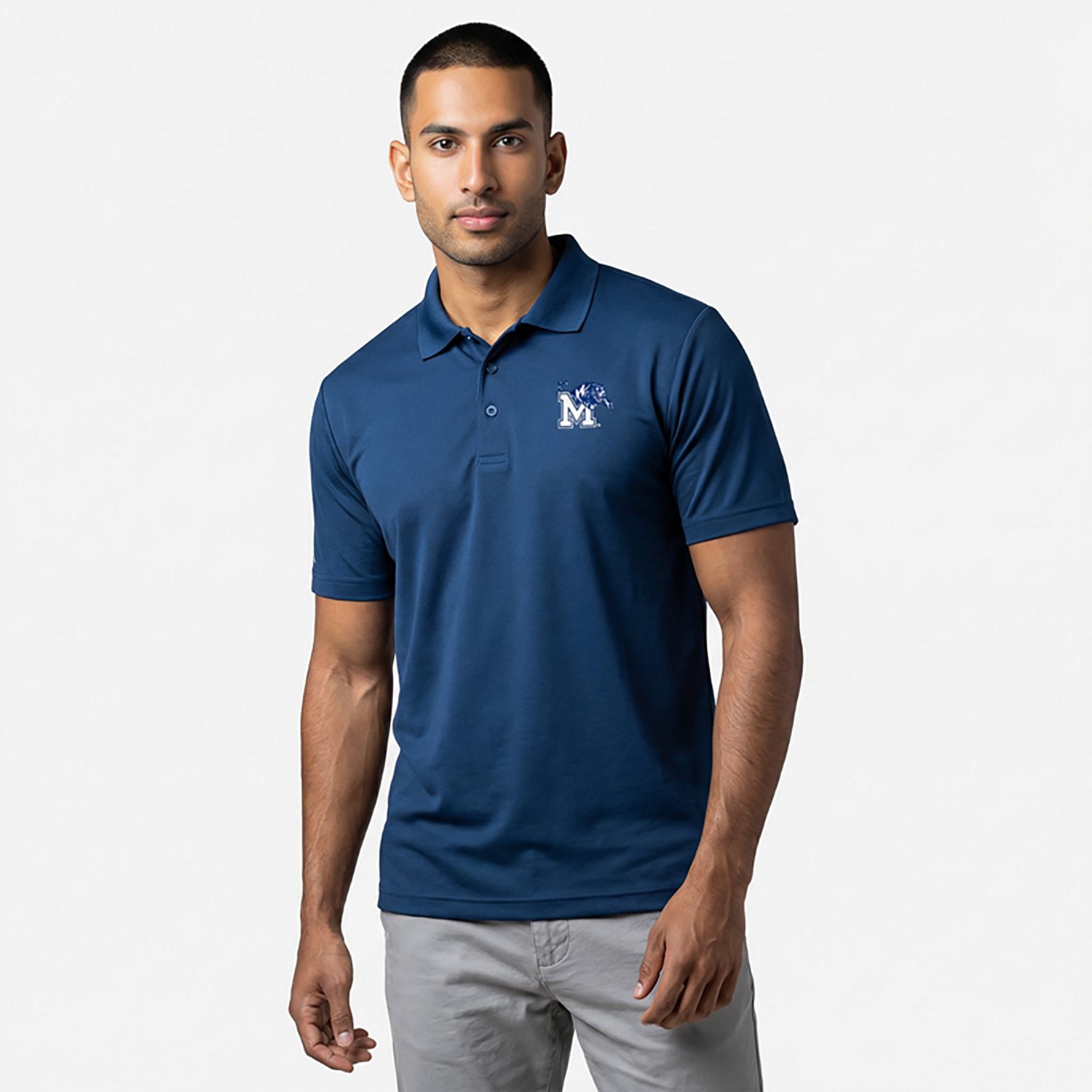 Antigua Men's University of Memphis Legacy Pique Polo Shirt - view number 3