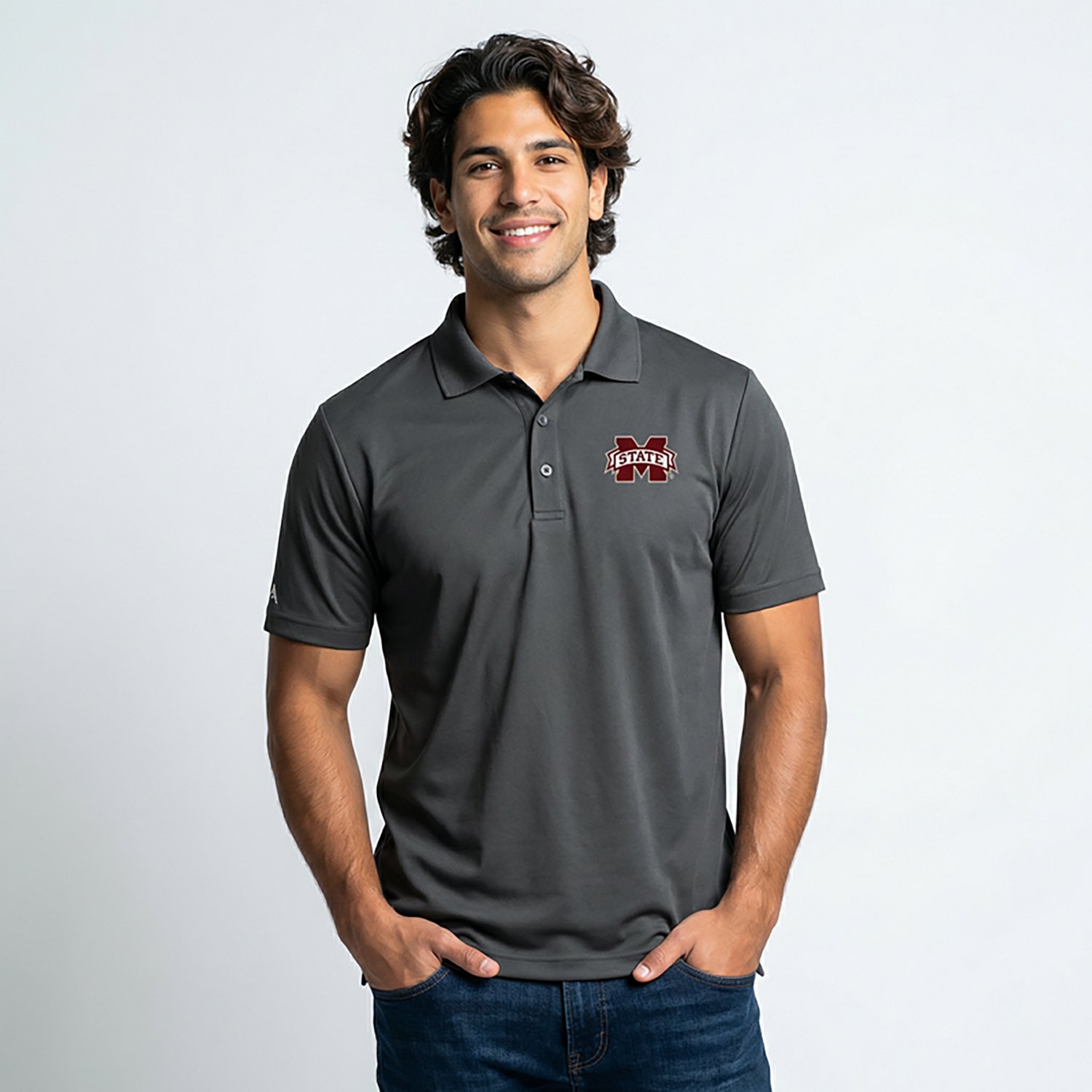 Antigua Men’s Mississippi State University Legacy Pique Polo Shirt                                                             - view number 3