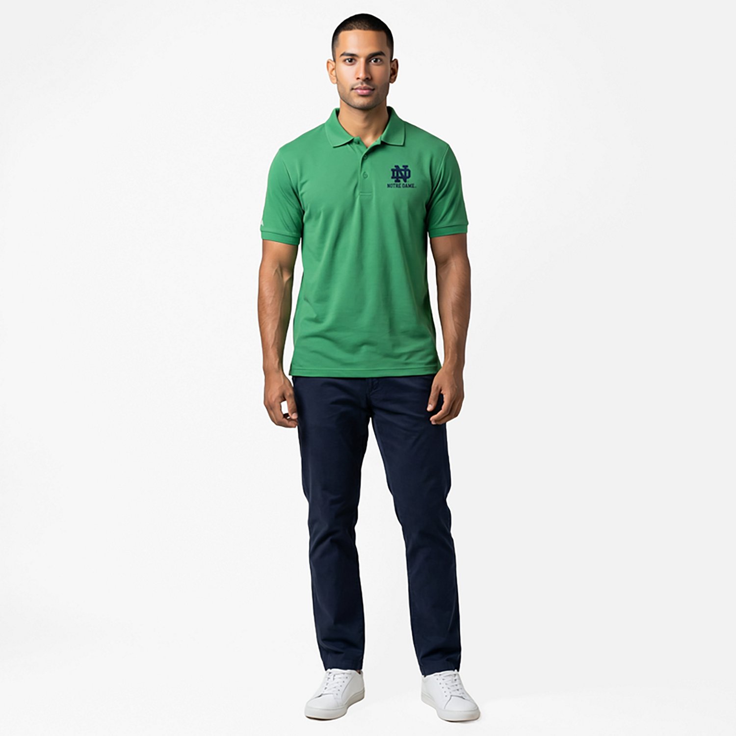 Antigua Men's University of Notre Dame Legacy Pique Polo Shirt - view number 2