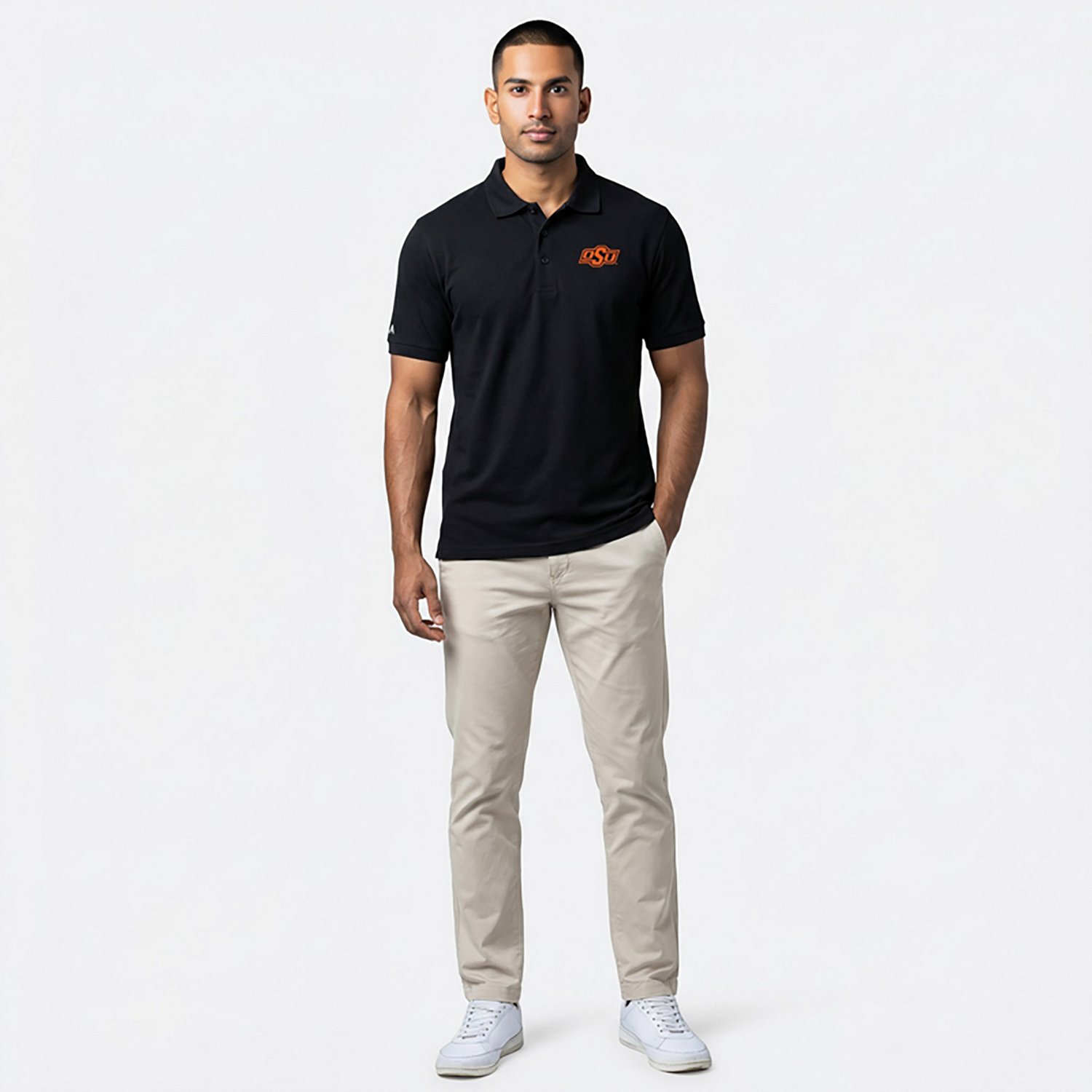 Antigua Men's Oklahoma State University Legacy Pique Polo Shirt - view number 2