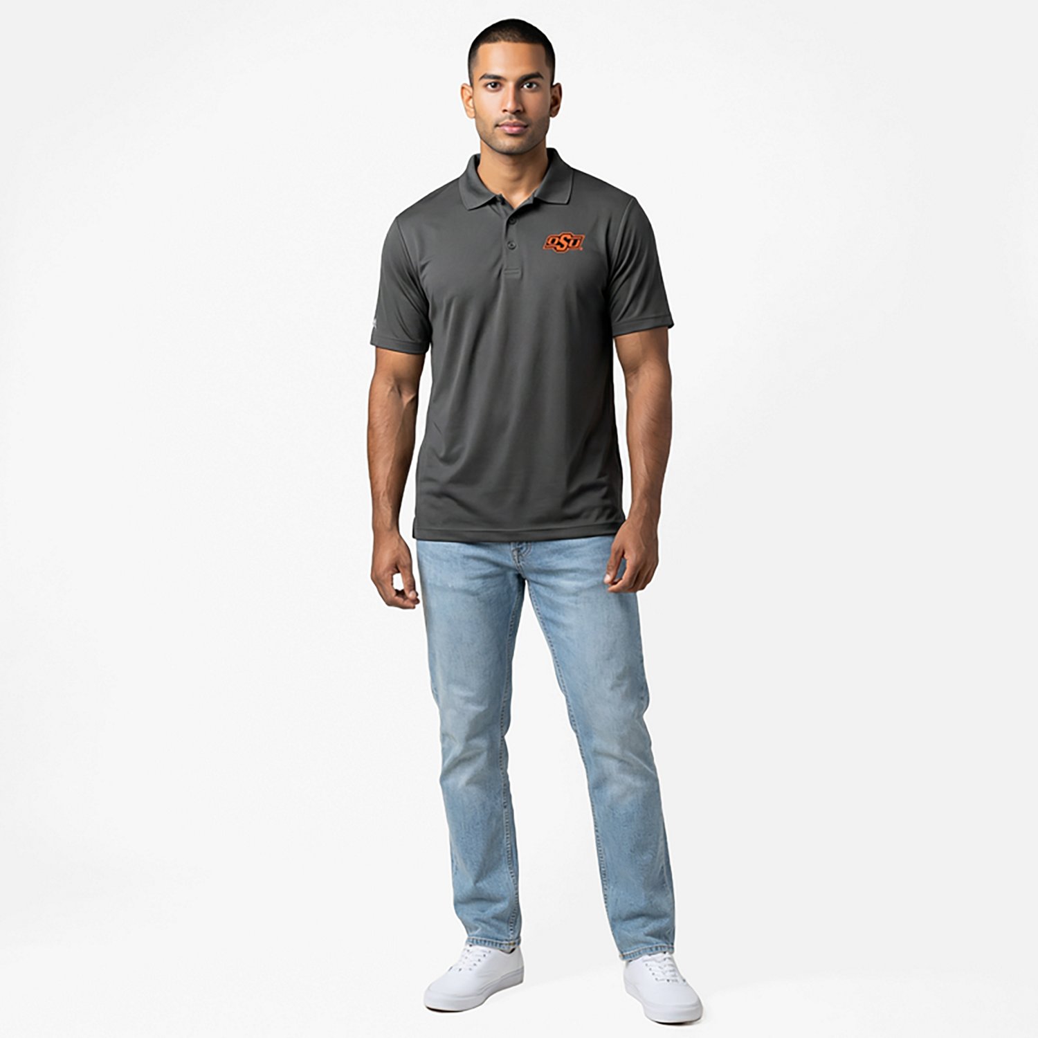 Antigua Men's Oklahoma State University Legacy Pique Polo Shirt - view number 2