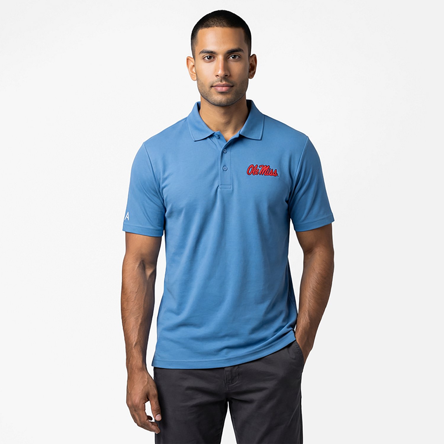 Antigua Men's University of Mississippi Legacy Pique Polo Shirt - view number 3