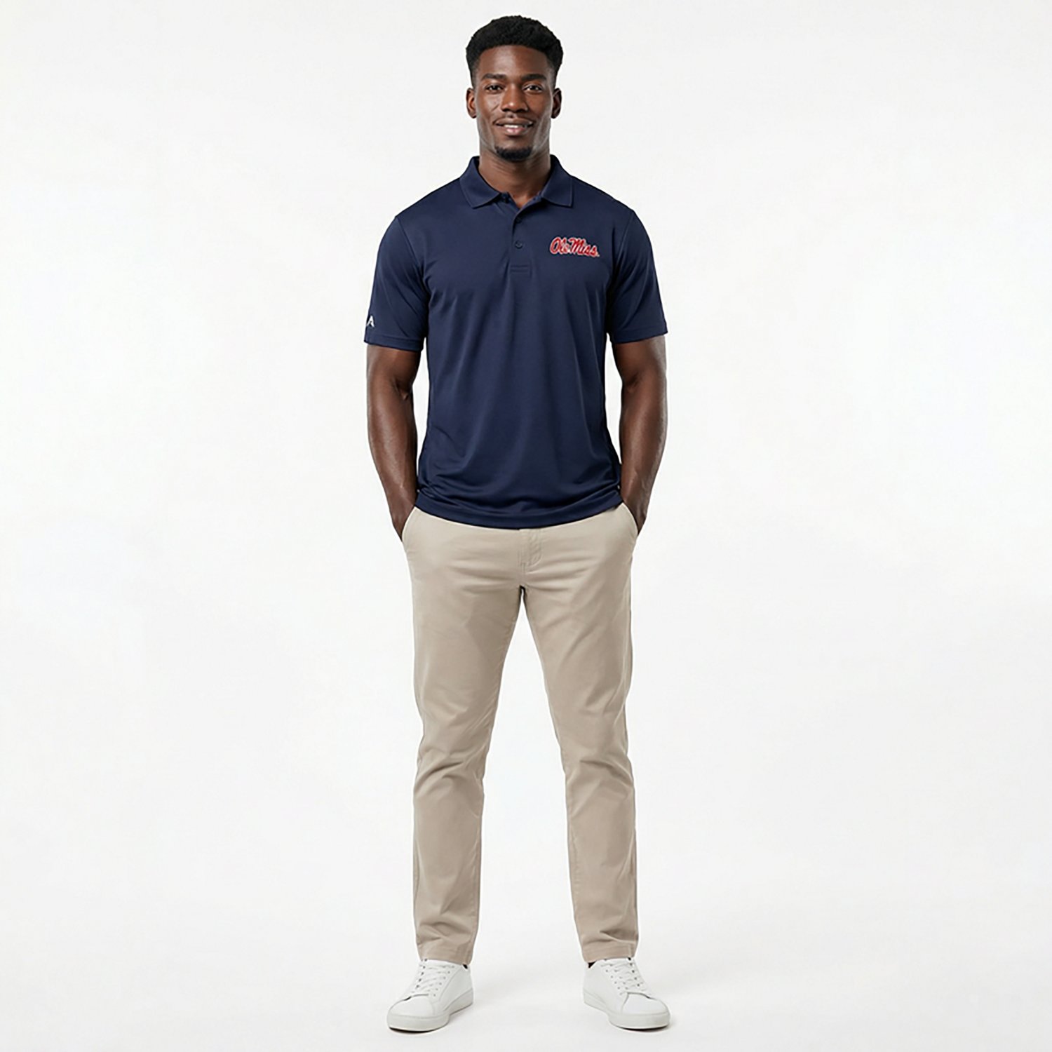 Antigua Men's University of Mississippi Legacy Pique Polo Shirt - view number 2