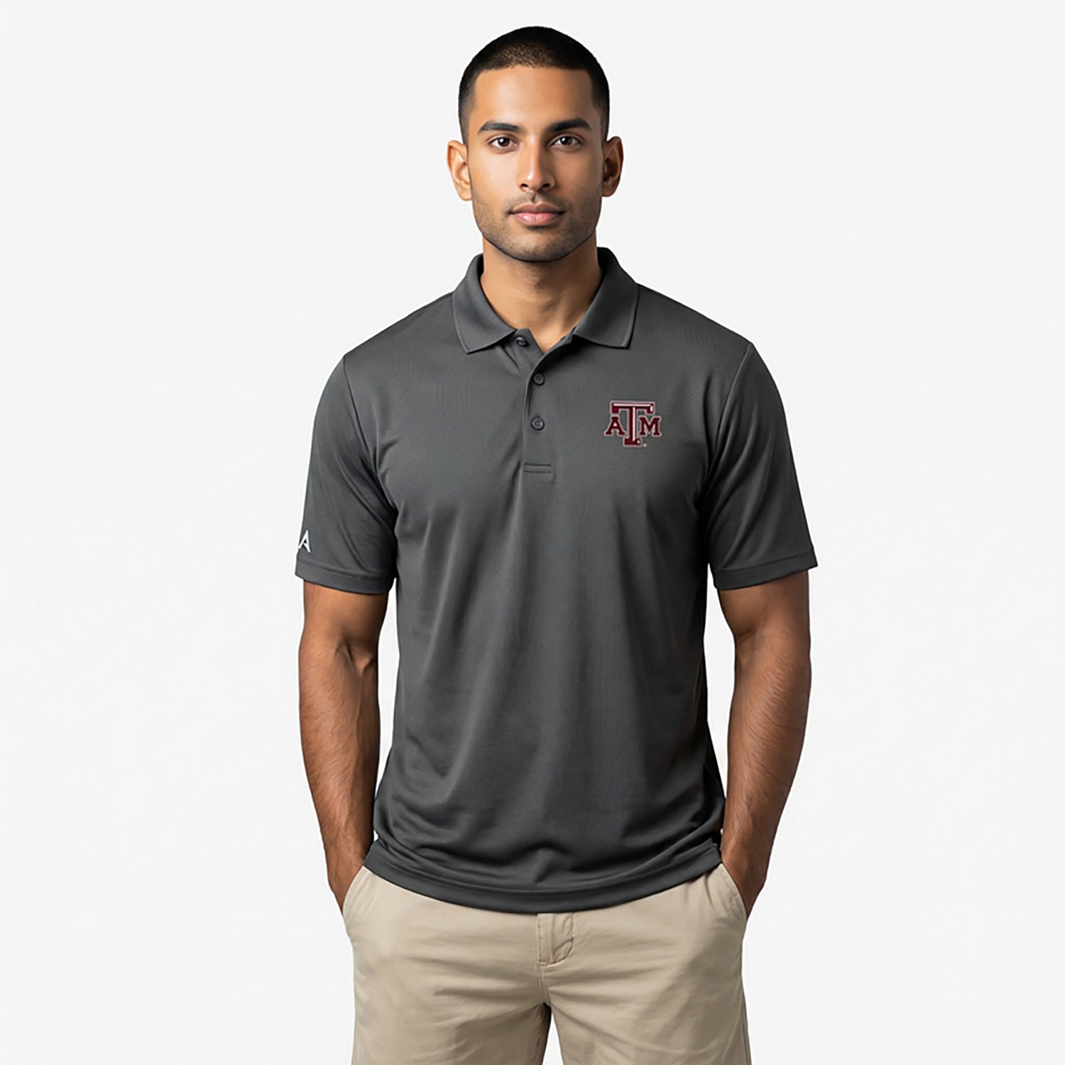 Antigua Men's Texas A&M University Legacy Pique Polo Shirt - view number 3