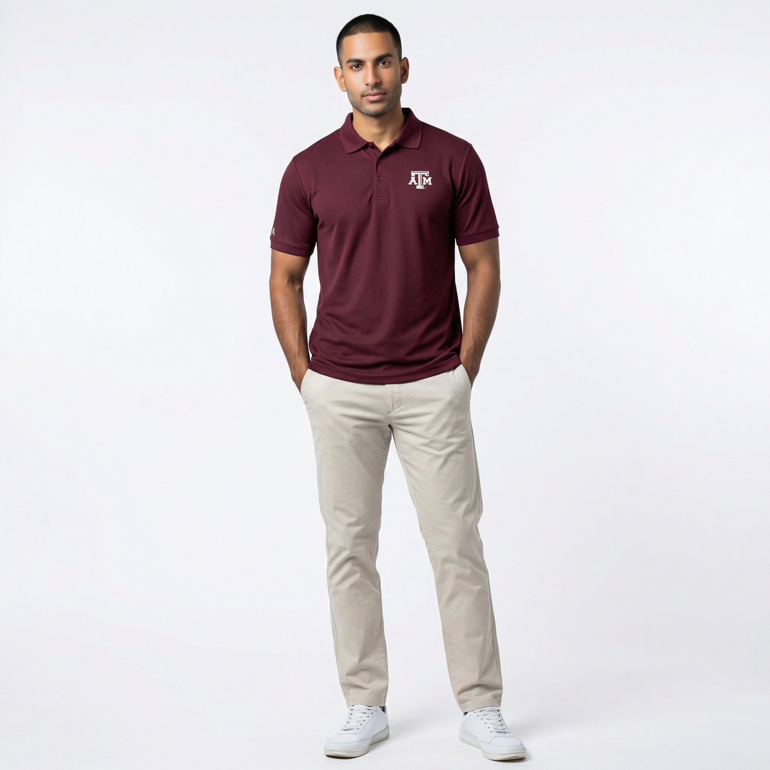 Antigua Men's Texas A&M University Legacy Pique Polo Shirt - view number 2