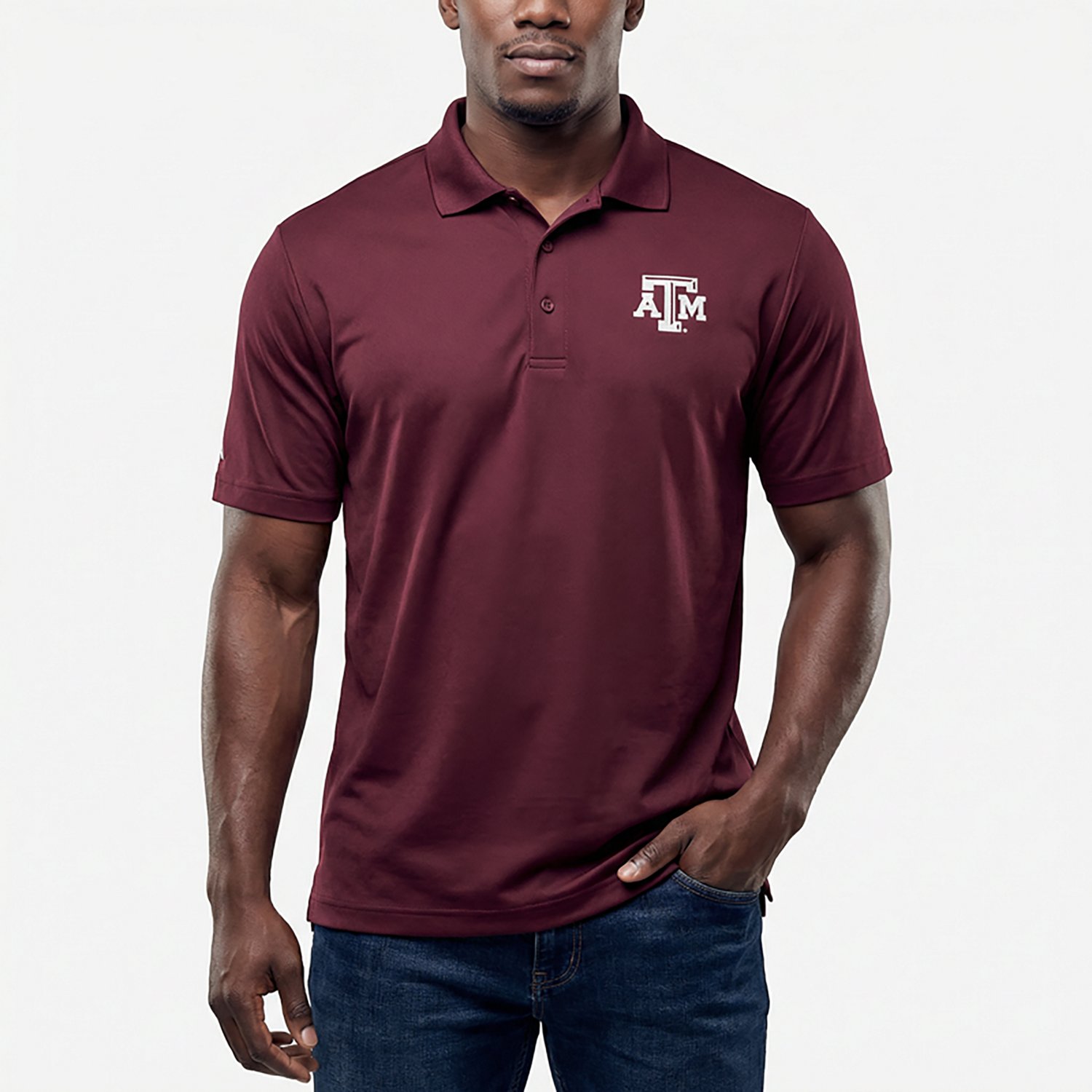 Antigua Men's Texas A&M University Legacy Pique Polo Shirt - view number 3
