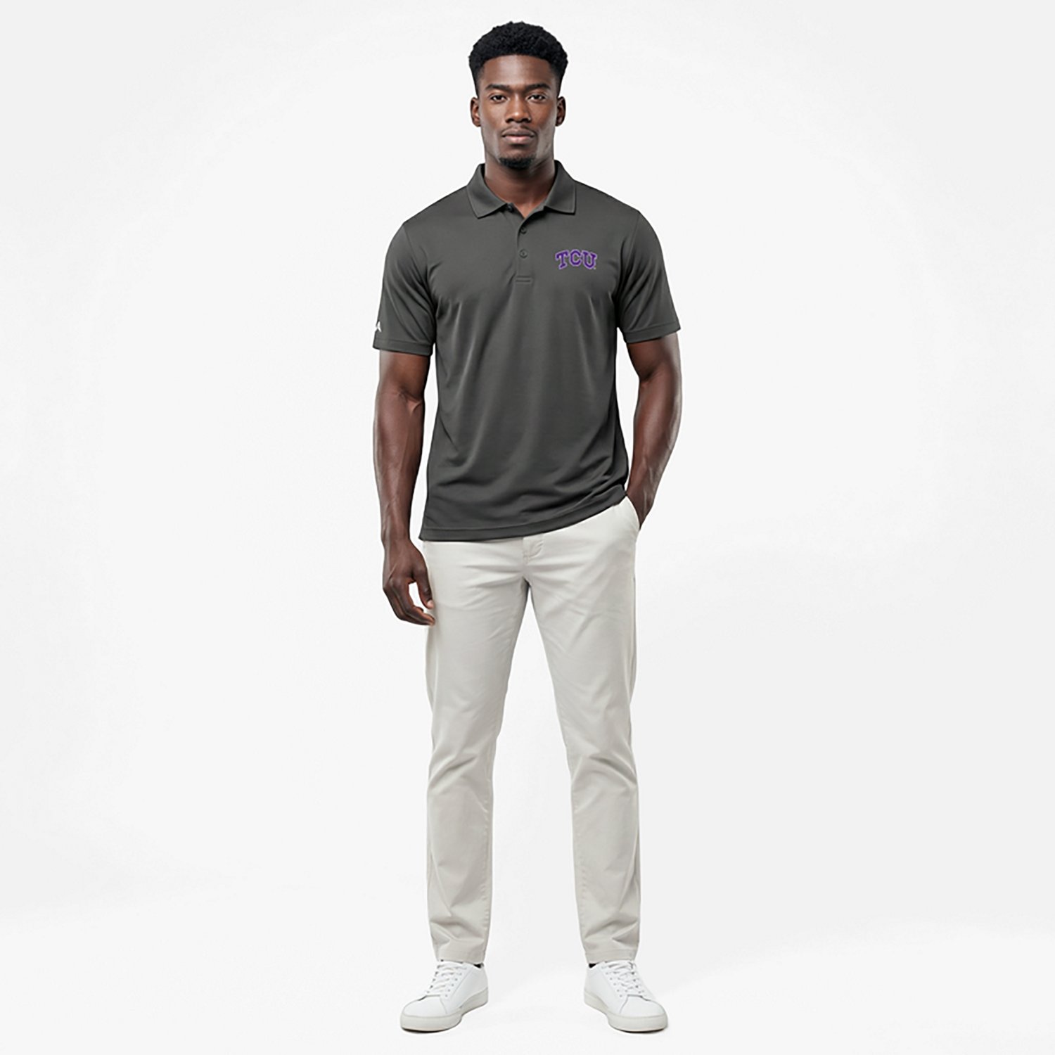 Antigua Men's Texas Christian University Legacy Pique Polo Shirt - view number 2