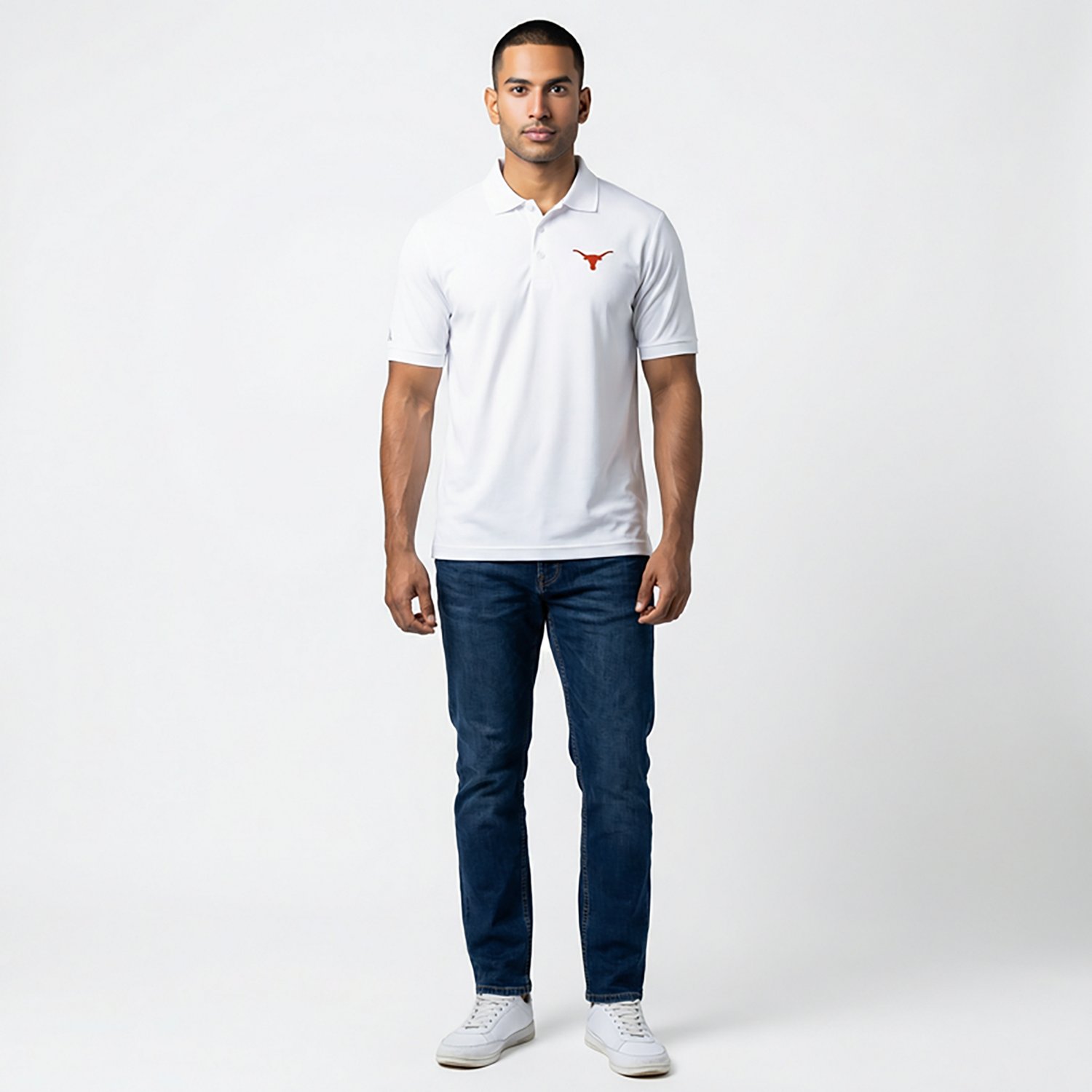 Antigua Men's University of Texas Legacy Pique Polo Shirt - view number 2