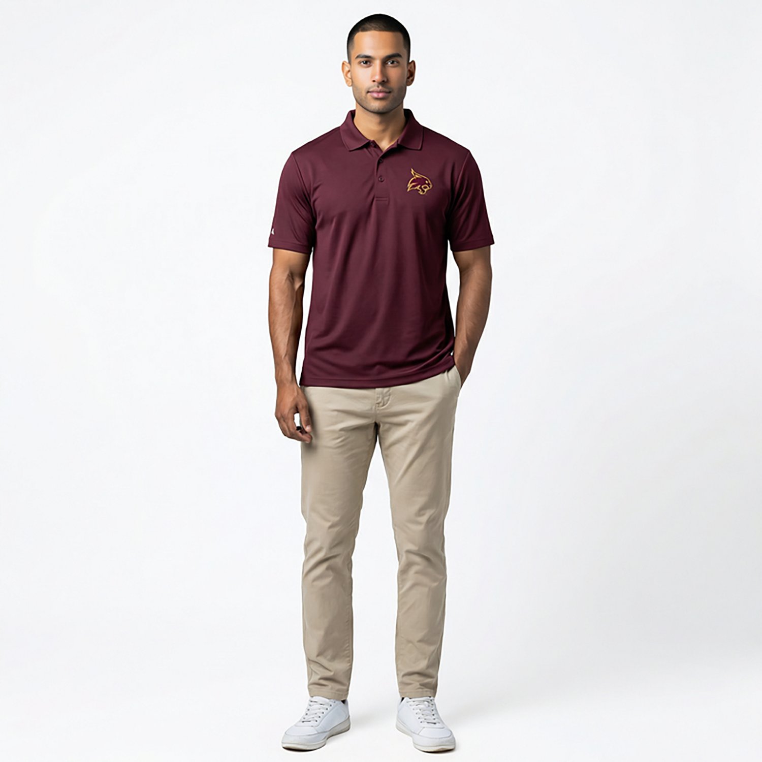 Antigua Men's Texas State University Legacy Pique Polo Shirt - view number 2