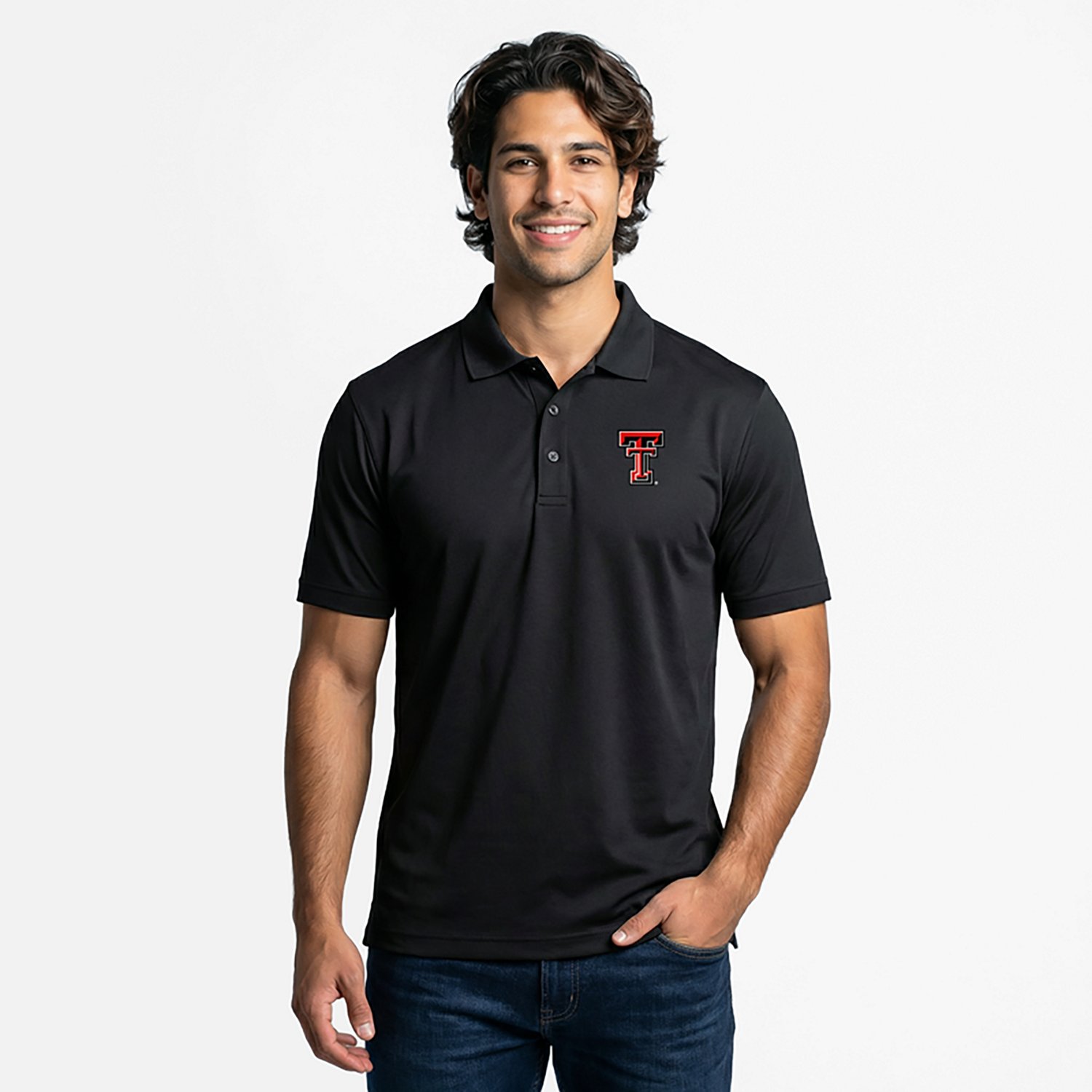 Antigua Men's Texas Tech University Legacy Pique Polo Shirt - view number 3